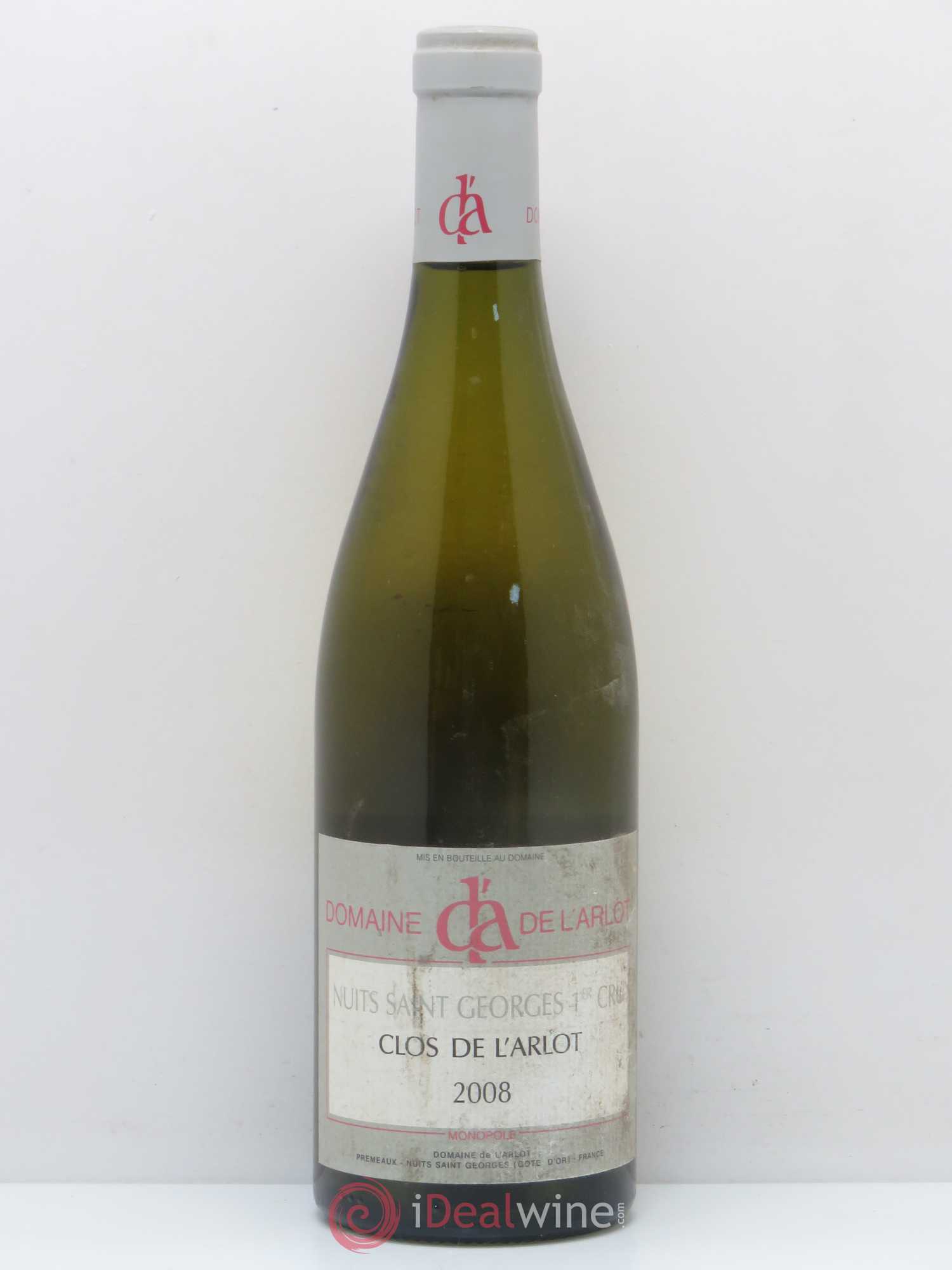 Nuits-Saint-Georges 1er Cru Clos de l'Arlot Domaine de l'Arlot 2008 - Lot de 1 bouteille - 0