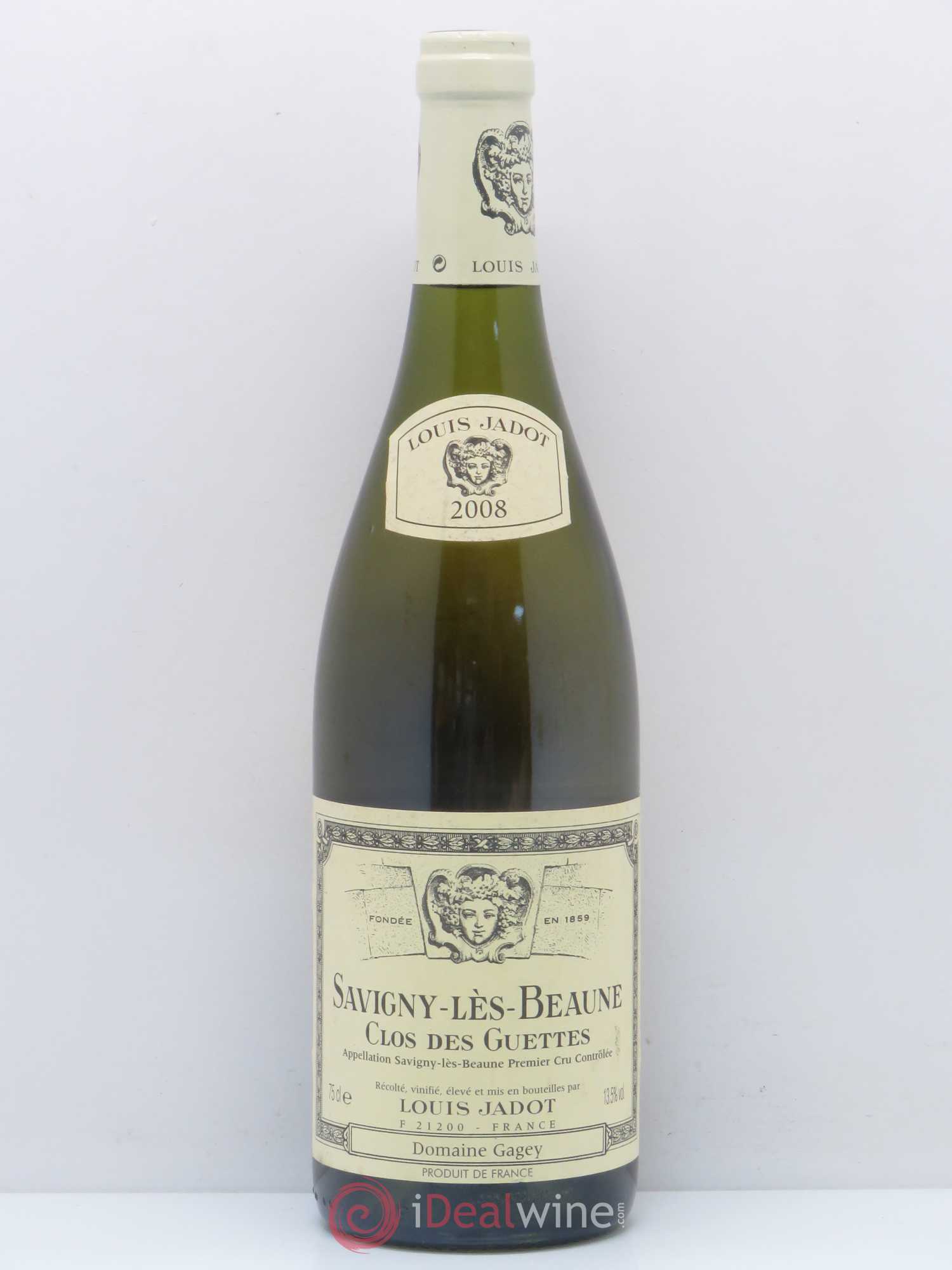 Savigny-lès-Beaune 1er Cru Clos des Guettes Domaine Gagey - Louis Jadot 2008 - Lot de 1 bouteille - 0
