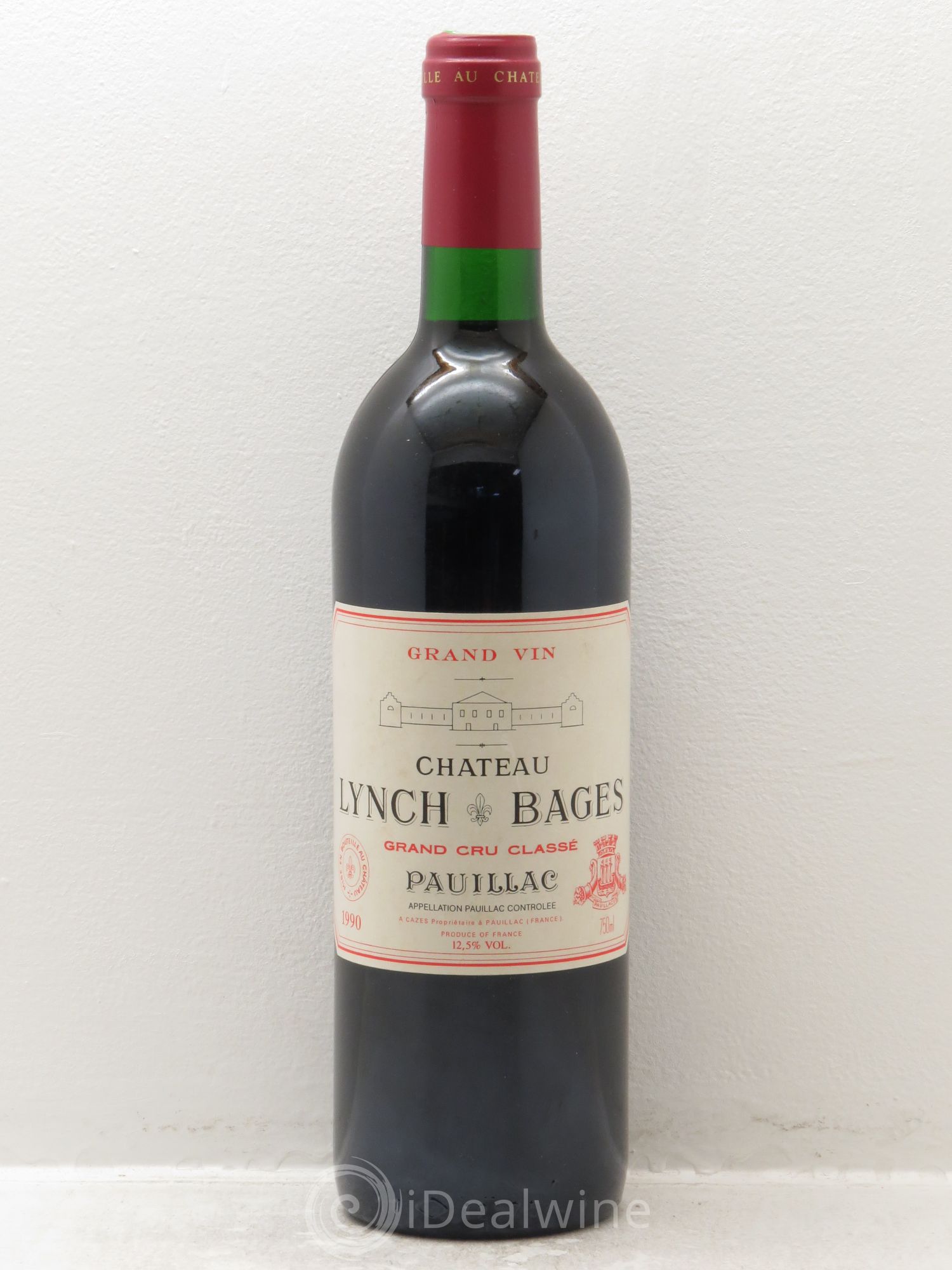 Château Lynch Bages 5ème Grand Cru Classé 1990 - Lot de 1 bouteille - 0