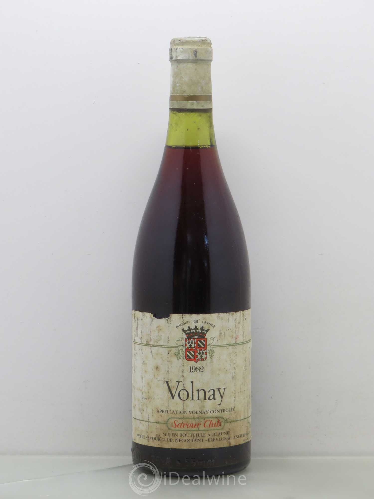 Volnay Savour Club 1982 - Lot de 1 bouteille - 0