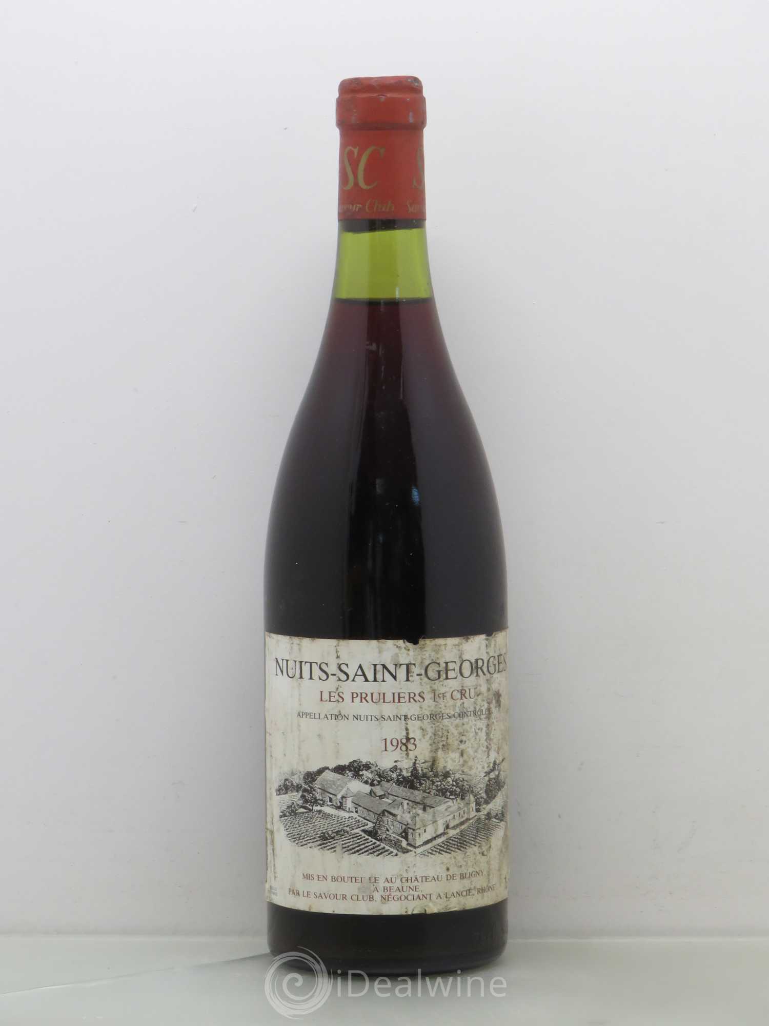 Nuits-Saint-Georges 1er Cru Les Pruliers Savour Club 1983 - Posten von 1 Flasche - 0