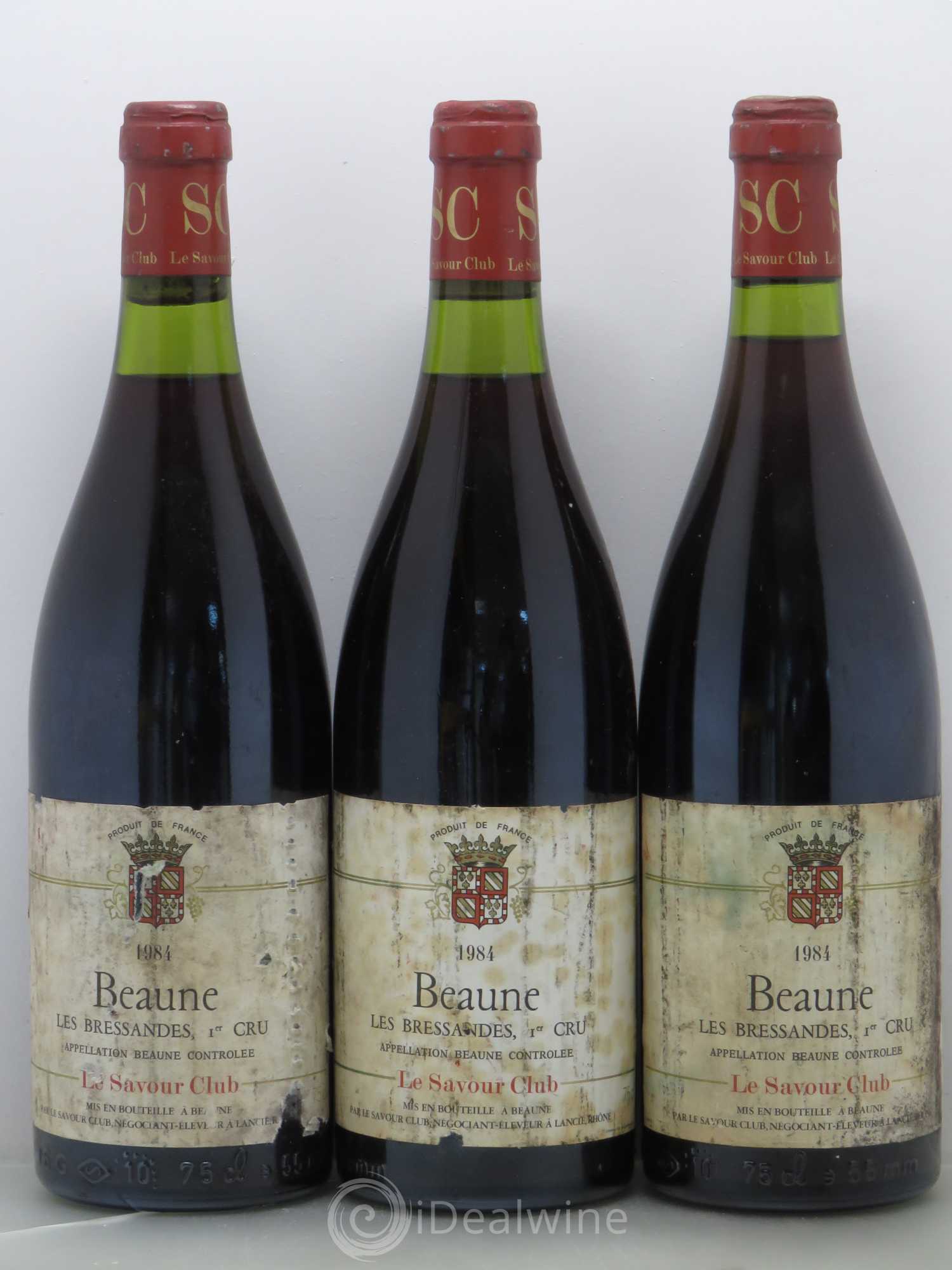 Beaune 1er Cru Les Bressandes Savour Club 1984 - Posten von 3 Flaschen - 0