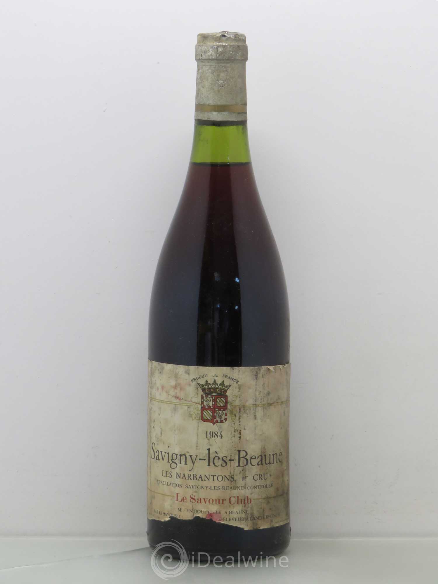 Savigny-lès-Beaune 1er Cru Les Narbantons Savour Club 1984 - Posten von 1 Flasche - 0