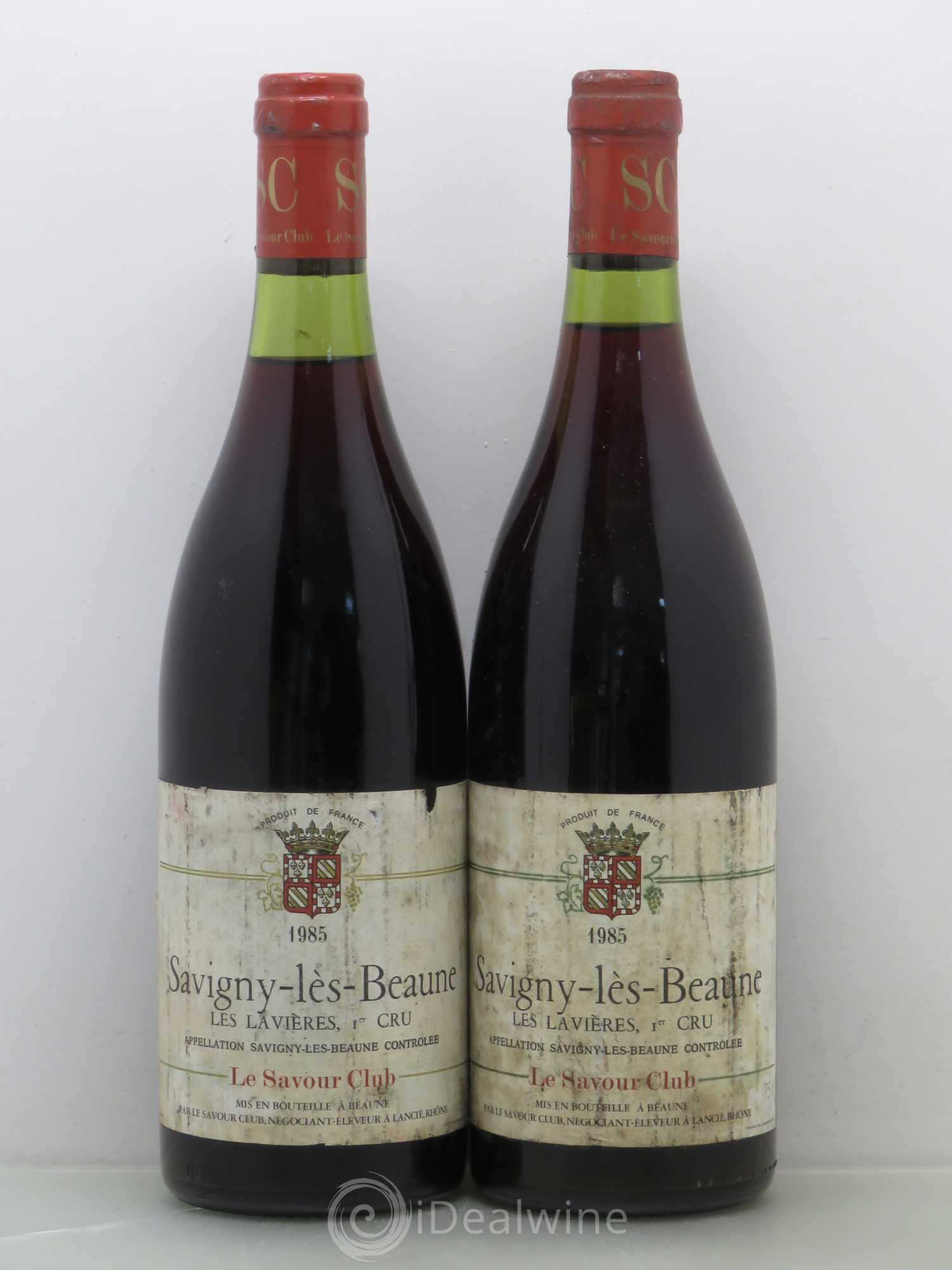 Savigny-lès-Beaune 1er Cru Les Lavières Savour Club 1985 - Posten von 2 Flaschen - 0