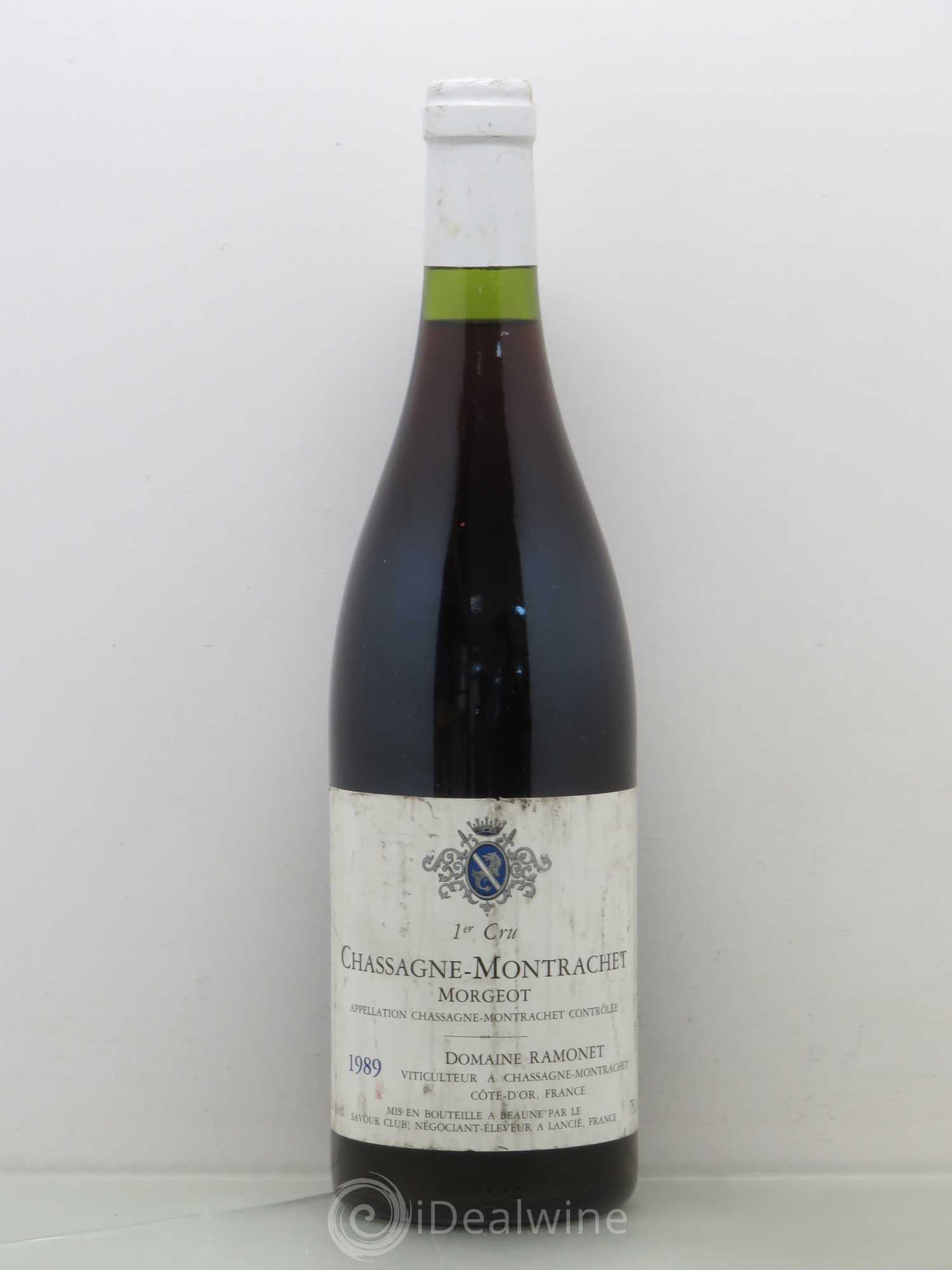 Chassagne-Montrachet 1er Cru 1989 - Lot de 1 bouteille - 0