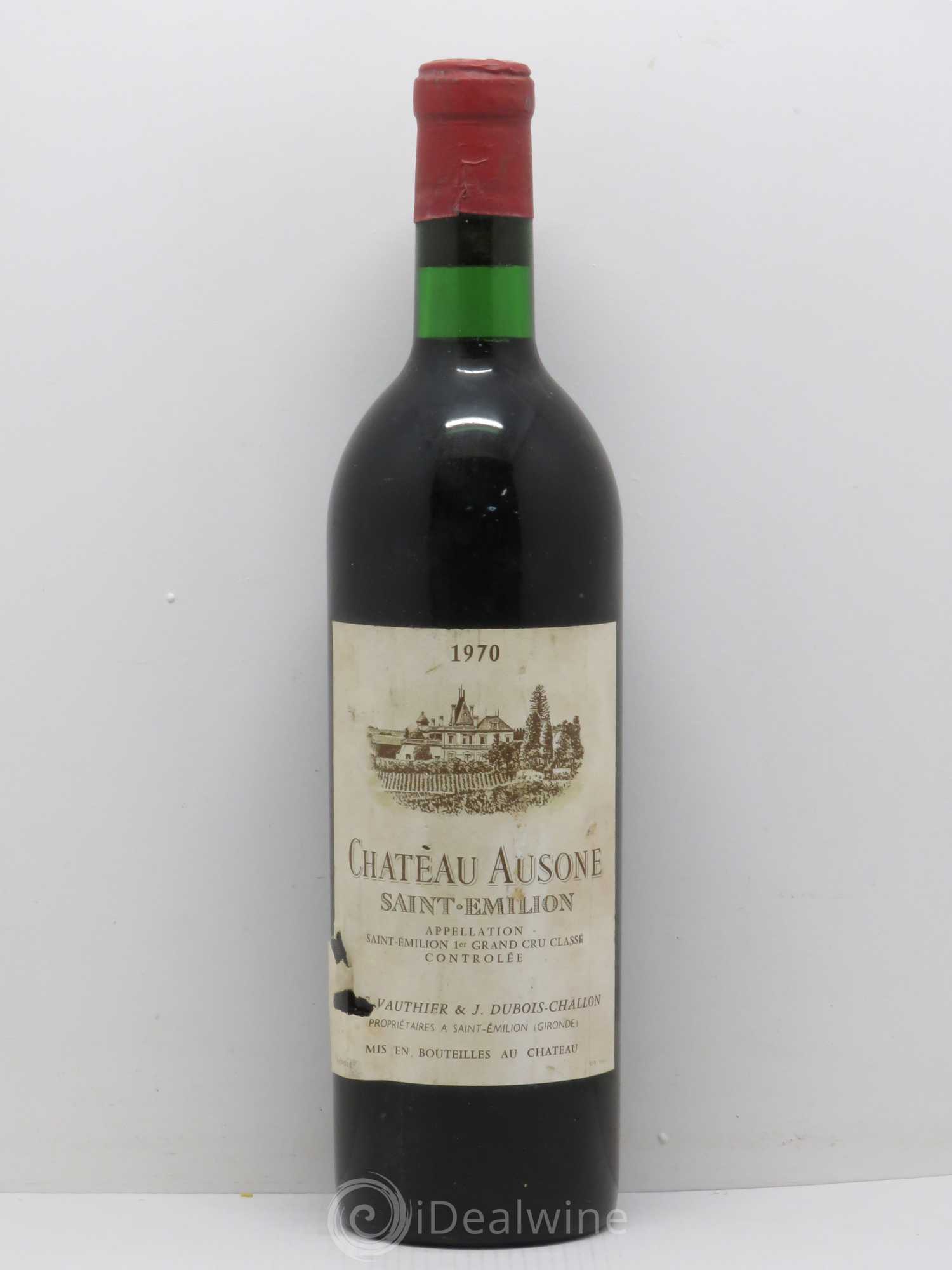Château Ausone 1er Grand Cru Classé A 1970 - Lot de 1 bouteille - 0