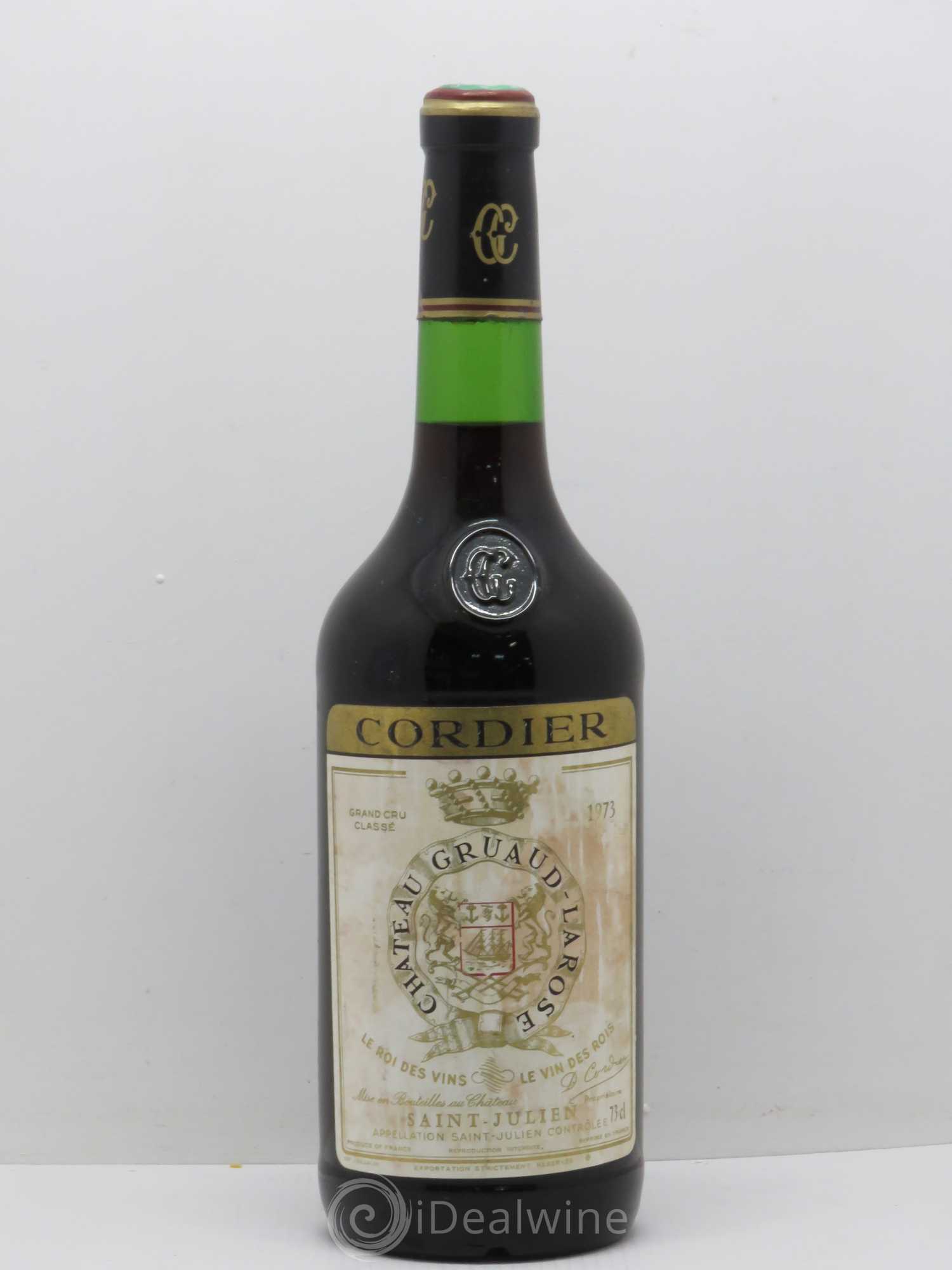 Château Gruaud Larose 2ème Grand Cru Classé 1973 - Lot de 1 bouteille - 0