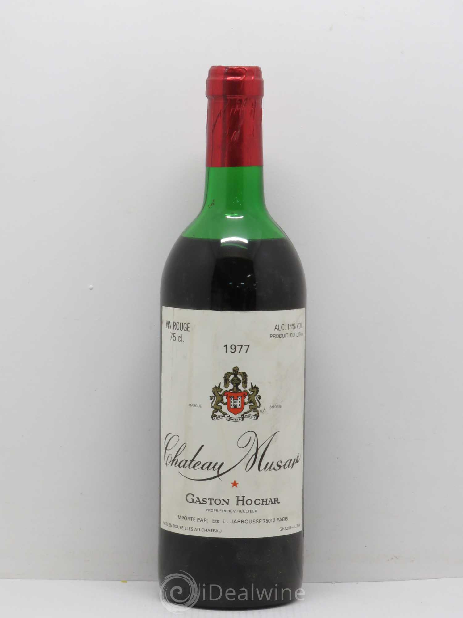 Château Musar Serge Hochar 1977 - Lot de 1 bouteille - 0