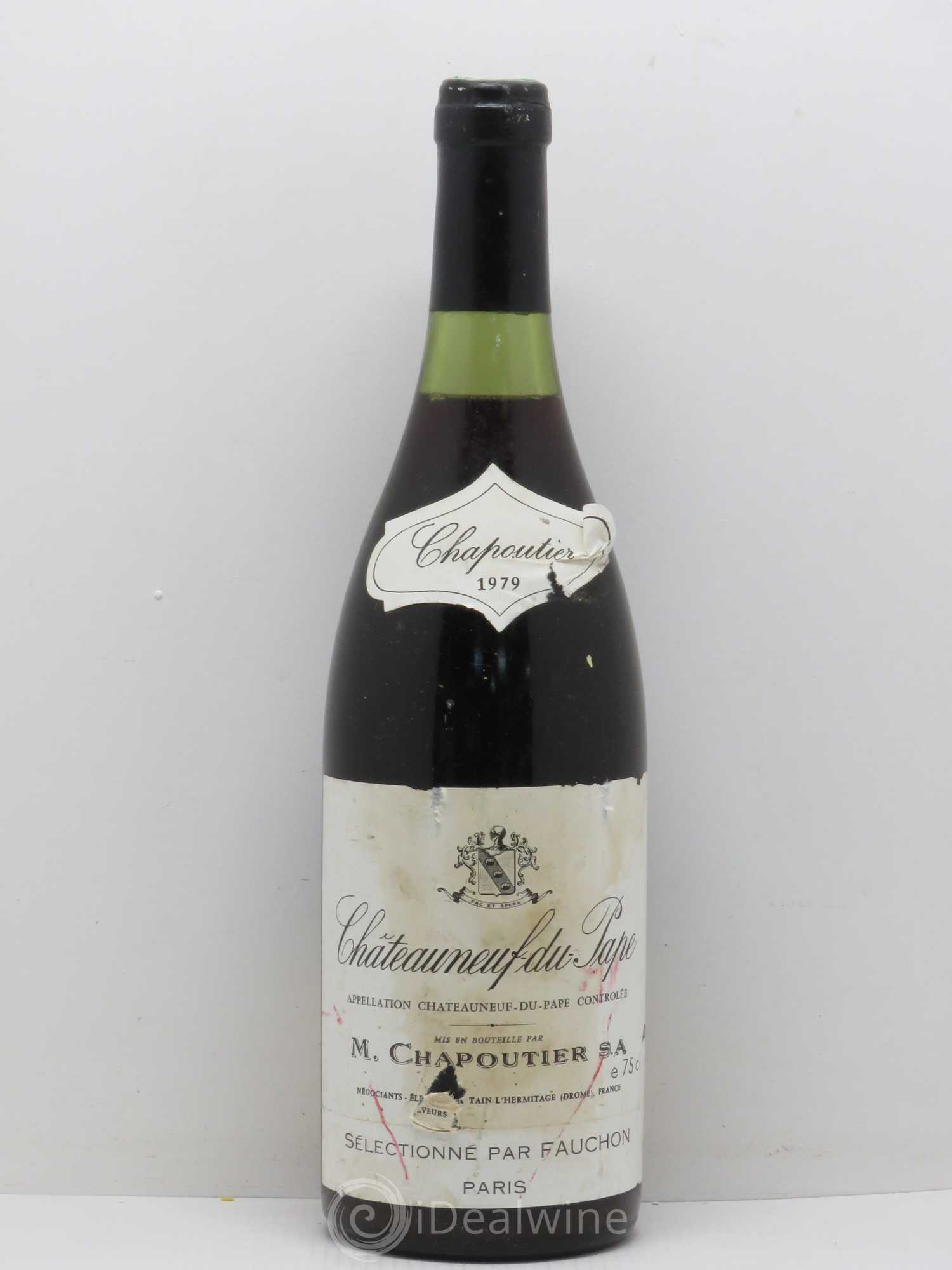 Châteauneuf-du-Pape Chapoutier 1979 - Lot de 1 bouteille - 0