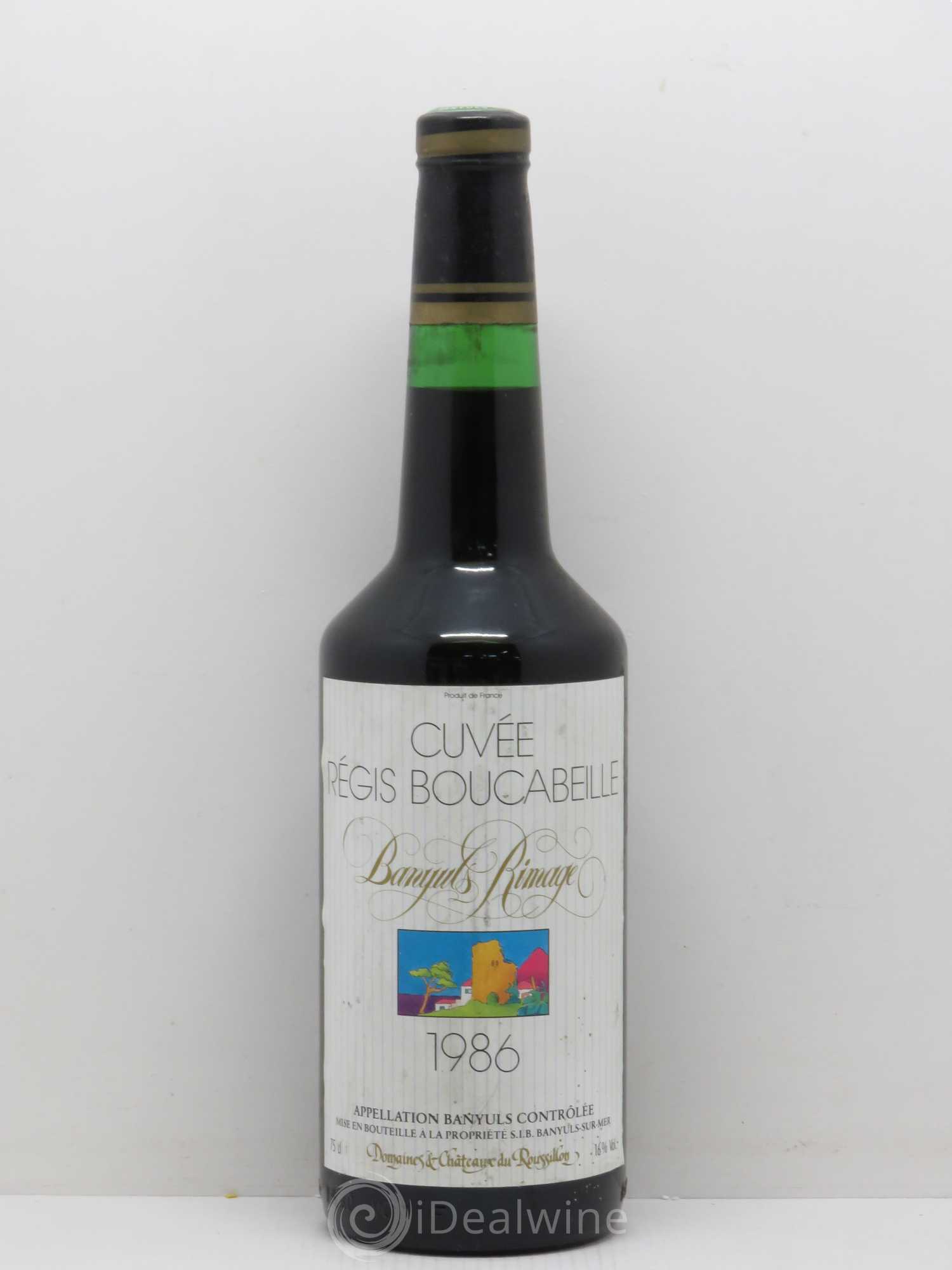 Banyuls Rimage Regis Boucabeille 1986 - Lot de 1 bouteille - 0