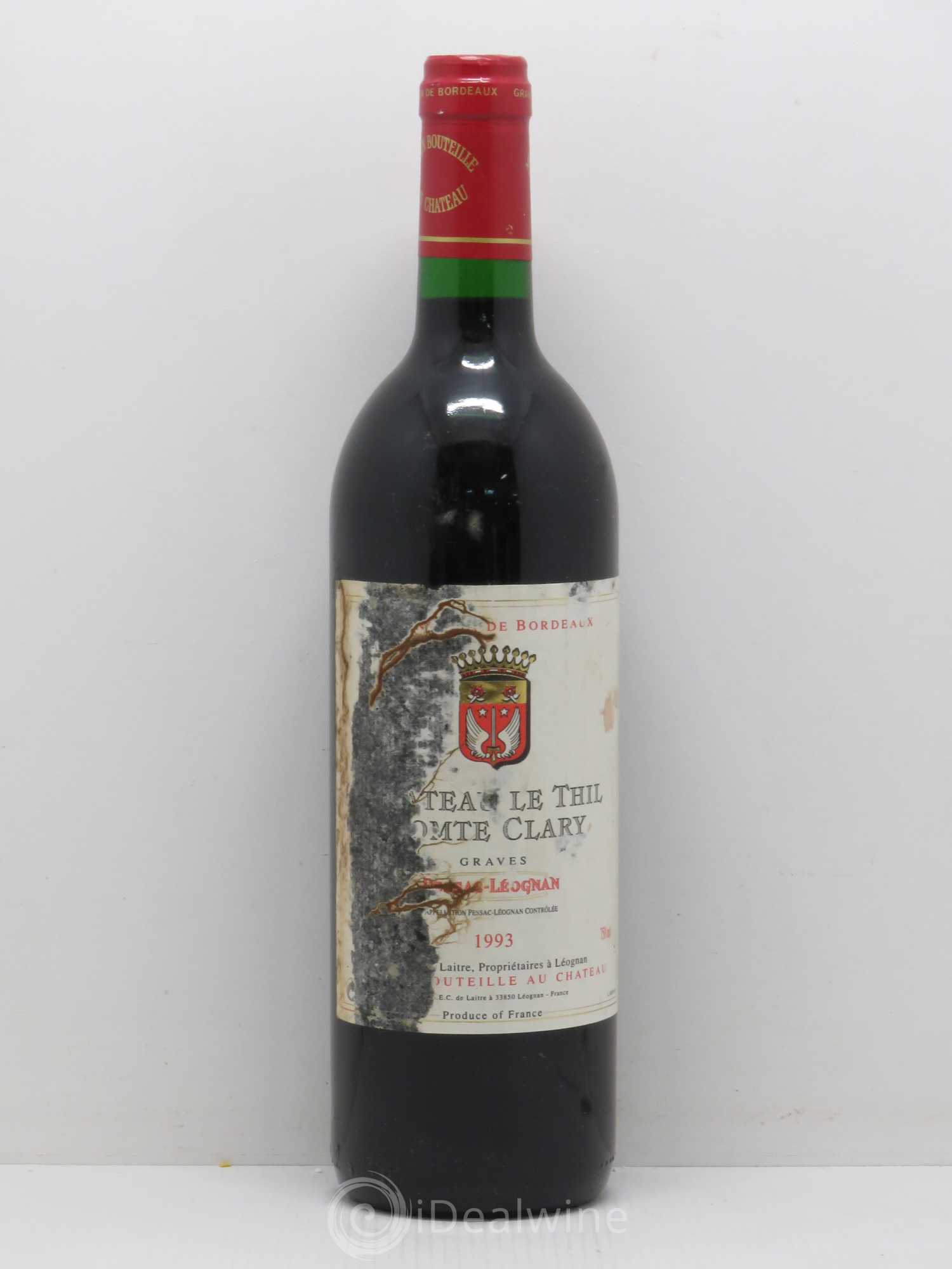 Château le Thil Comte Clary 1993 - Lot de 1 bouteille - 0