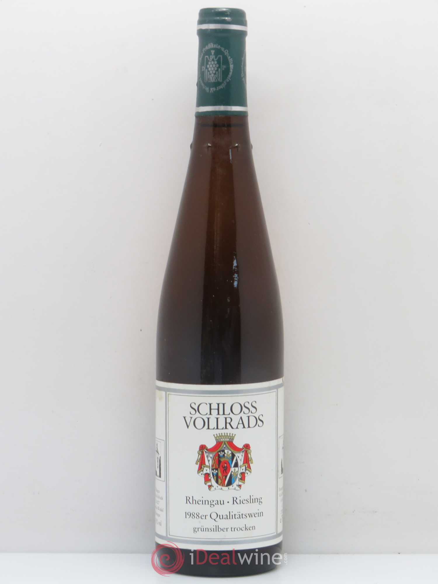 Riesling Schloss Vollrads Rheingau Grünsi Güinsilber Trocken 1988 - Posten von 1 Flasche - 0