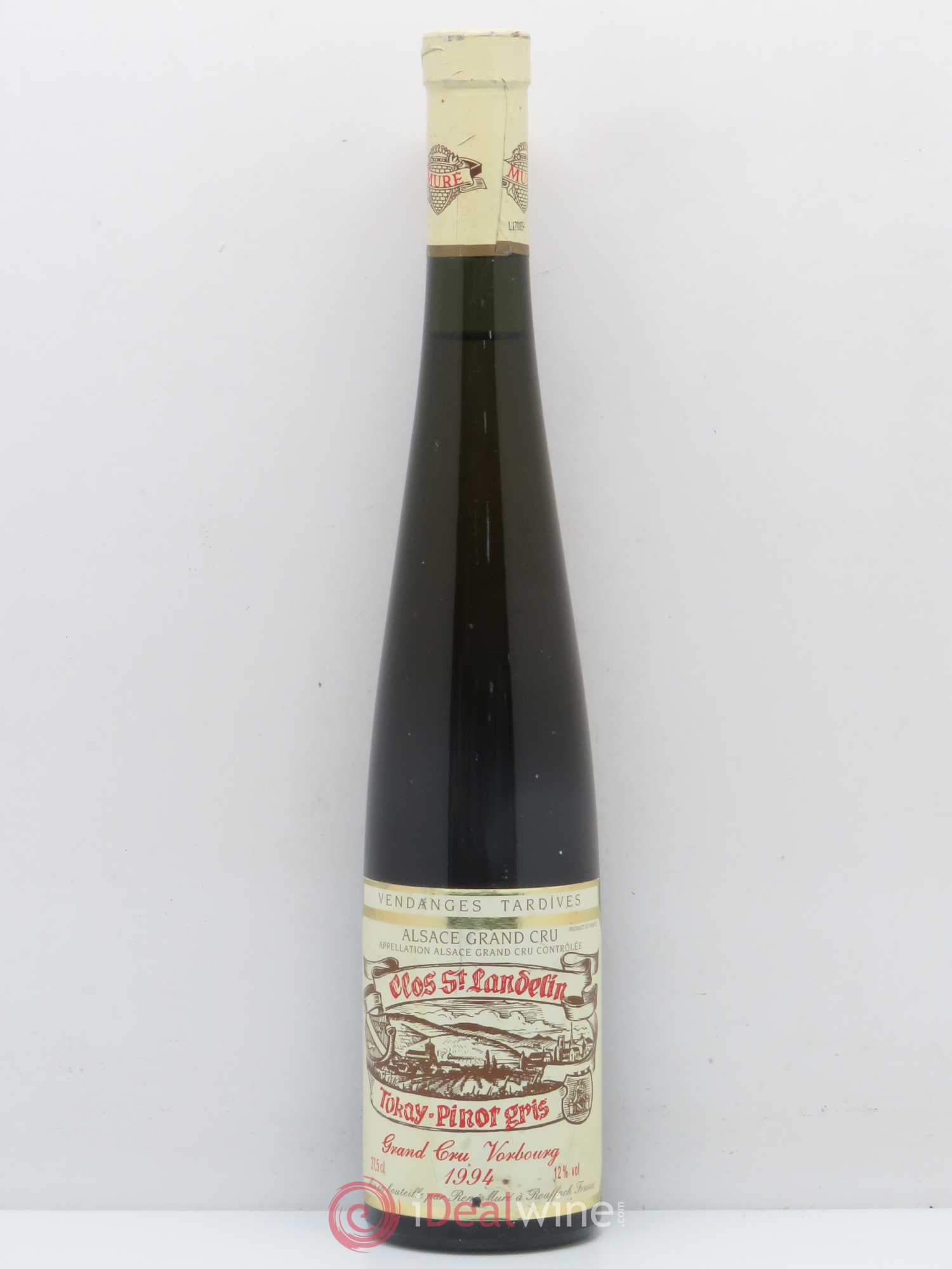 Pinot Gris (Tokay) Grand Cru Clos Saint Landelin Vendanges Tardives Vorbourg (sans prix de réserve) 1994 - Posten von 1 Demi-Flasche - 0
