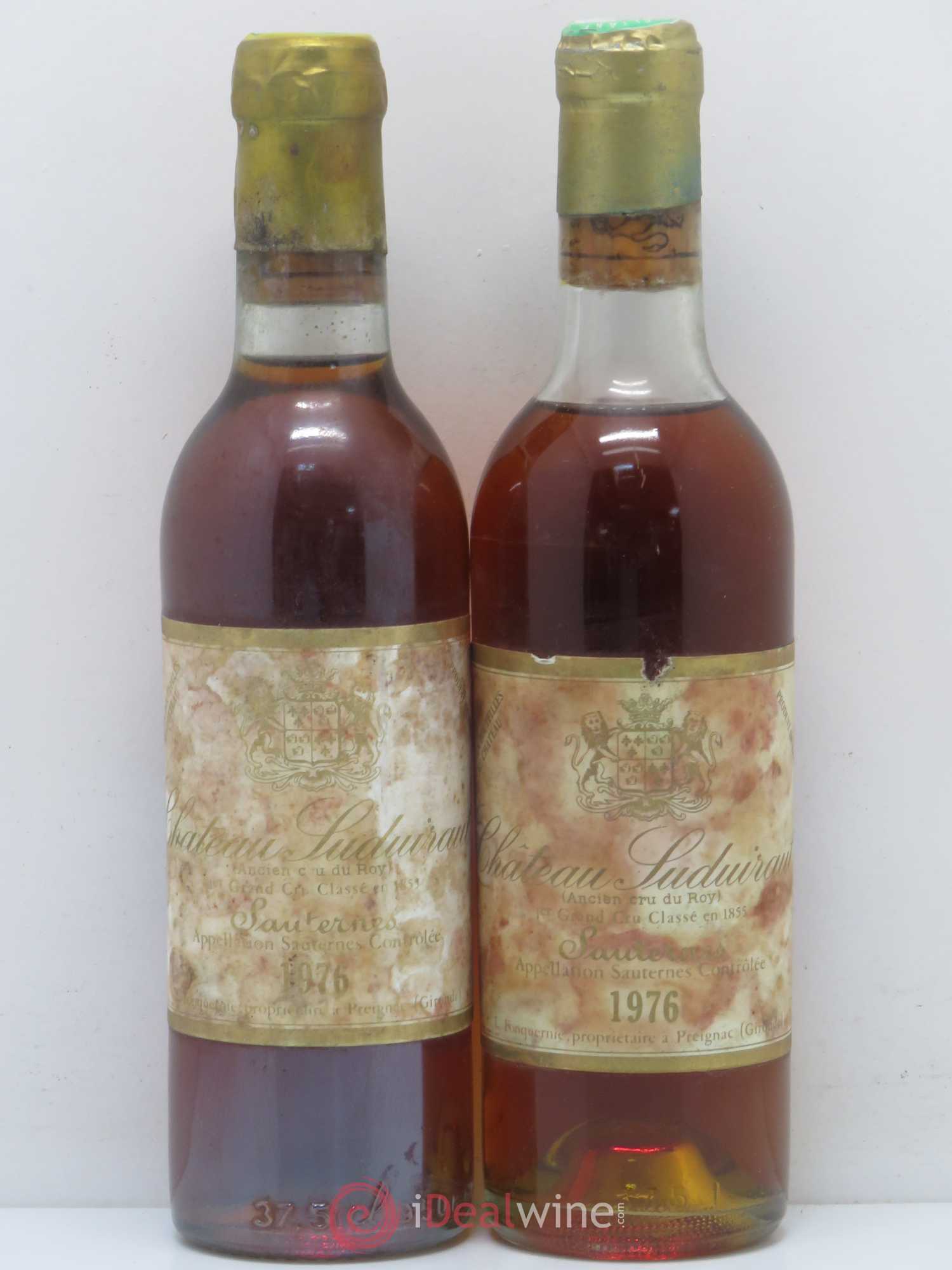 Château Suduiraut 1er Grand Cru Classé 1976 - Posten von 2 Demi-Flaschen - 0