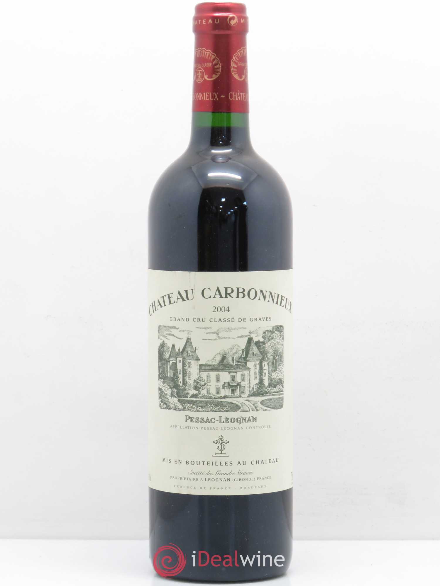 Château Carbonnieux Cru Classé de Graves 2004 - Lot de 1 bouteille - 0
