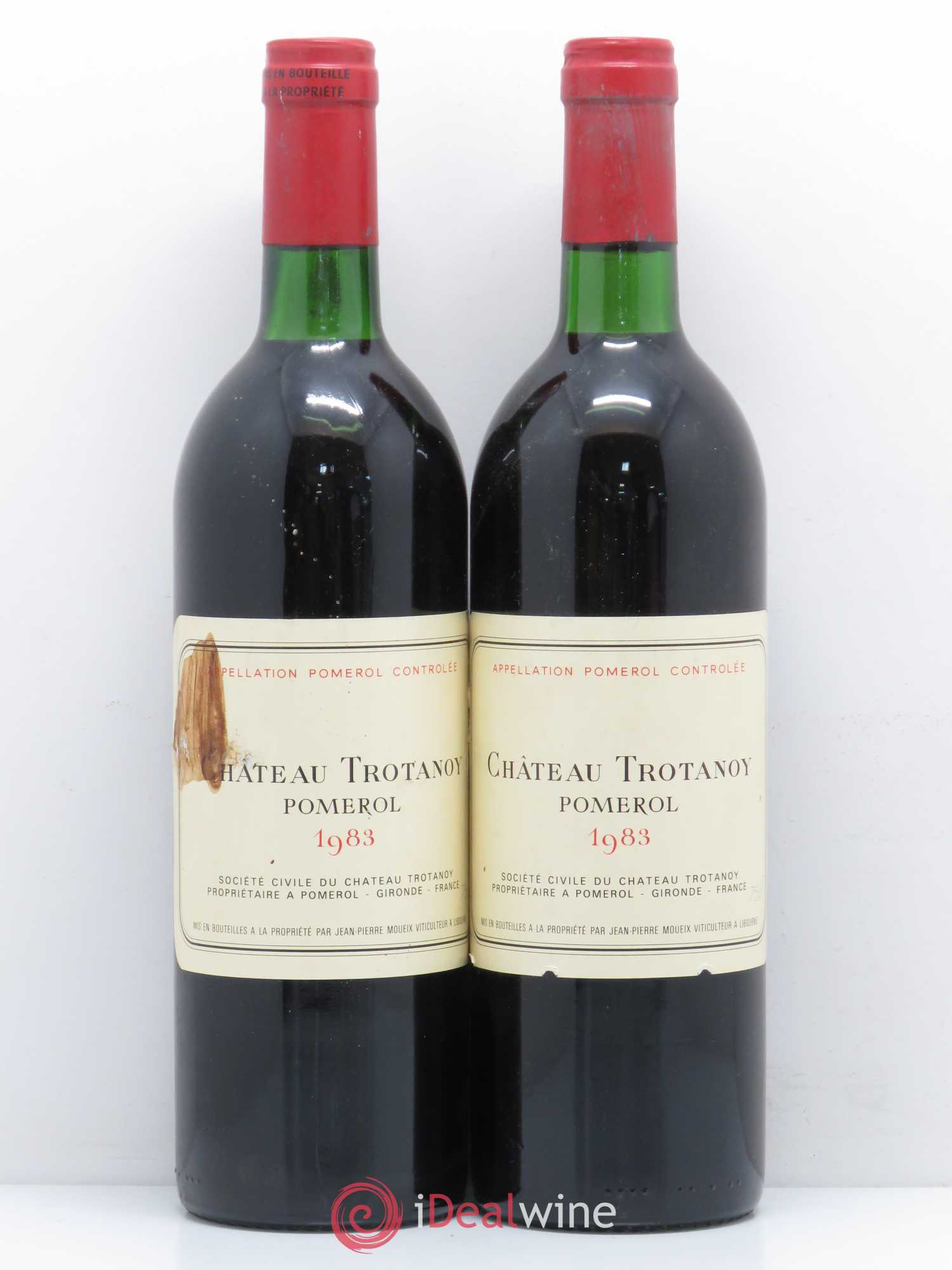 Château Trotanoy 1983 - Lot de 2 bouteilles - 0