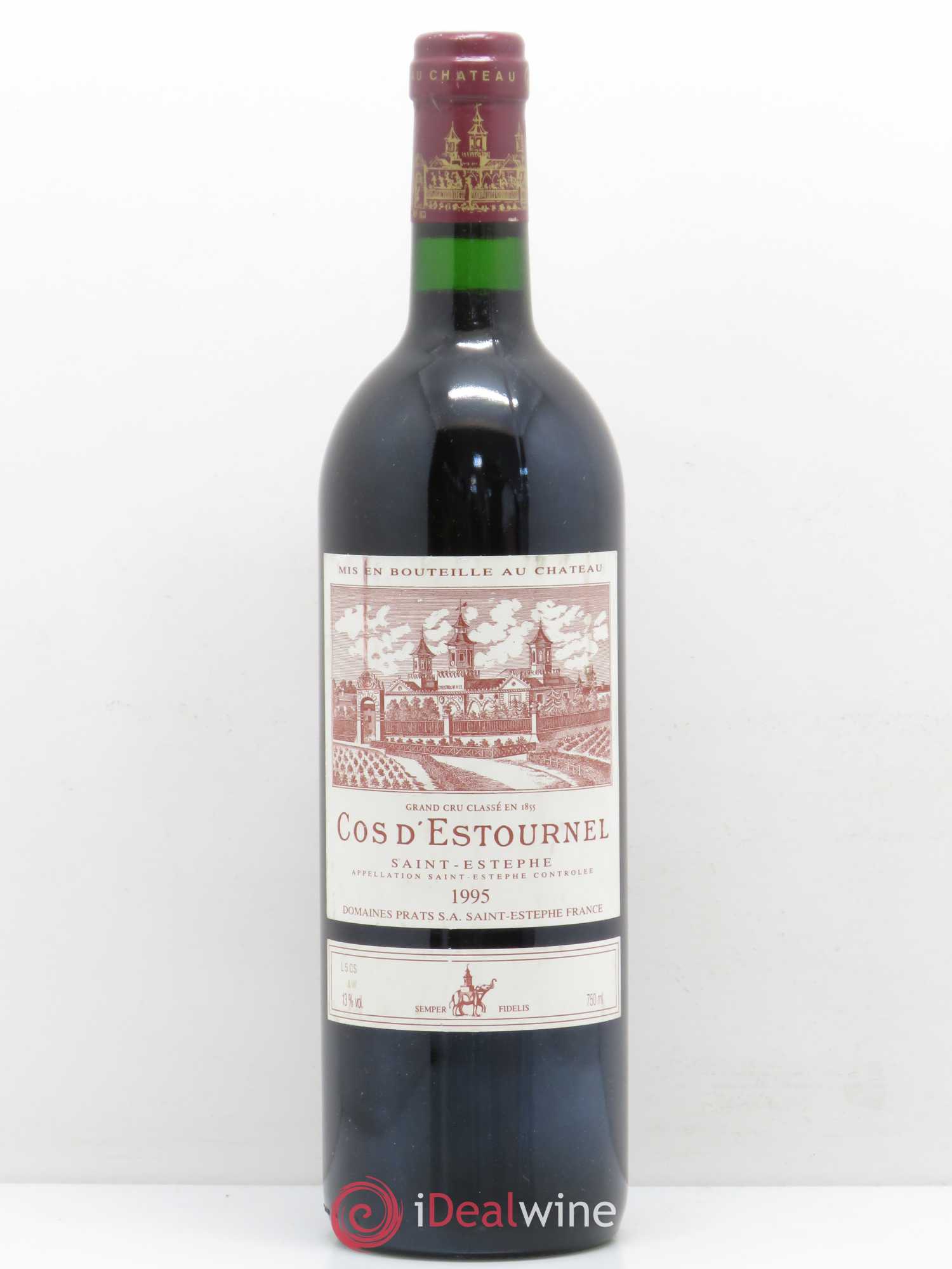Cos d'Estournel 2ème Grand Cru Classé 1995 - Lot de 1 bouteille - 0