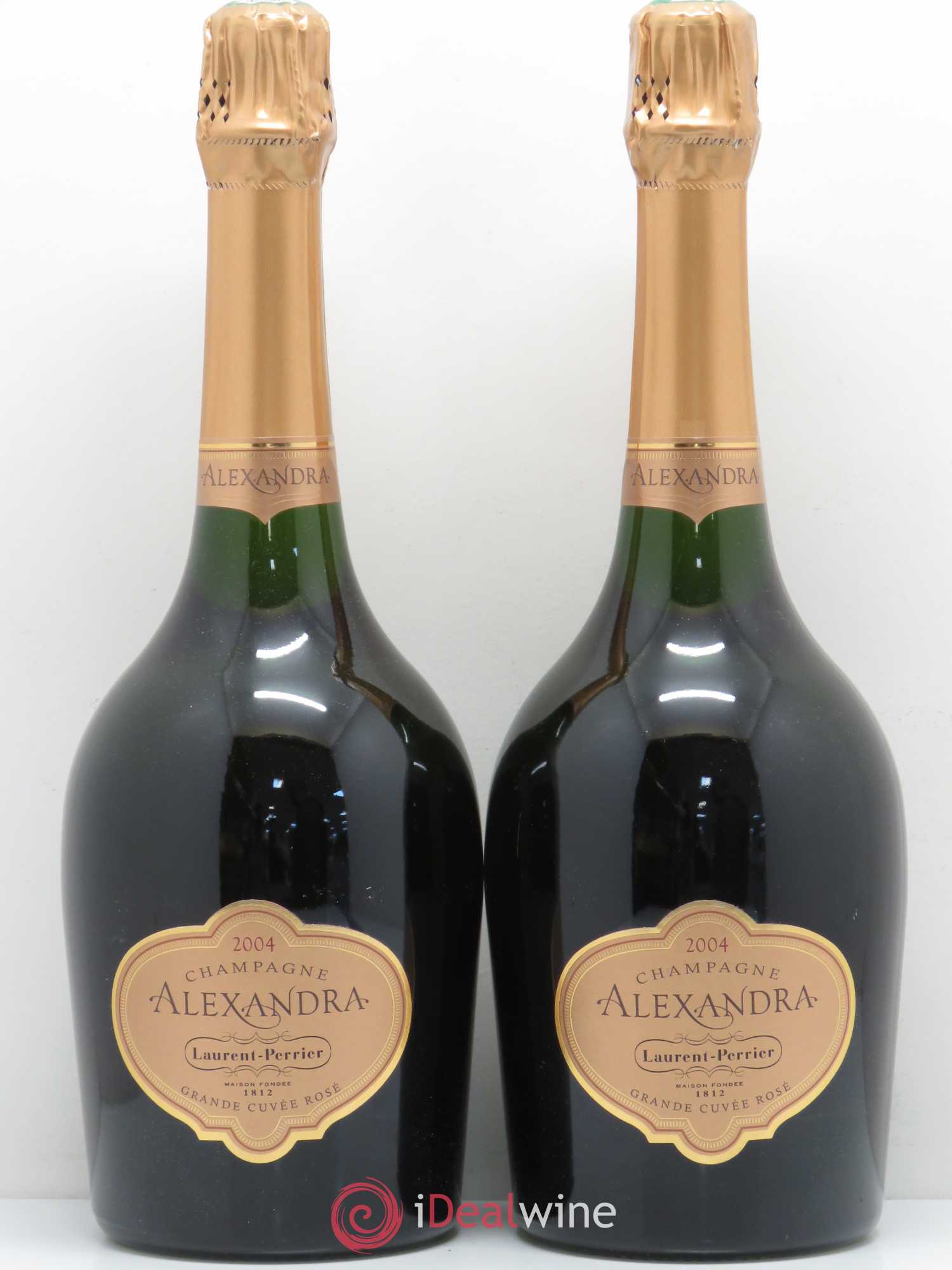 Cuvée Alexandra Laurent Perrier 2004 - Lot of 2 bottles - 0