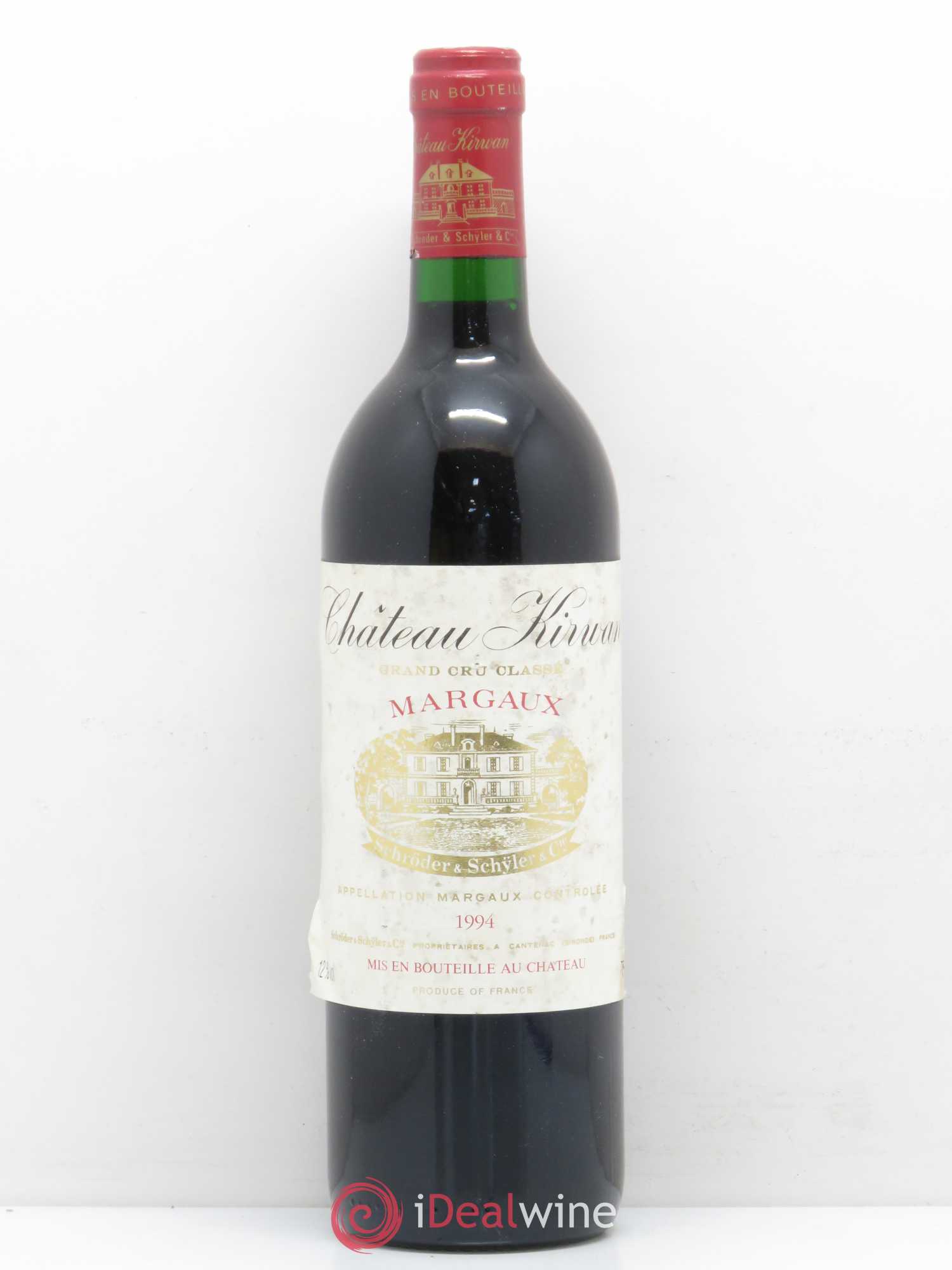 Château Kirwan 3ème Grand Cru Classé 1994 - Lot de 1 bouteille - 0