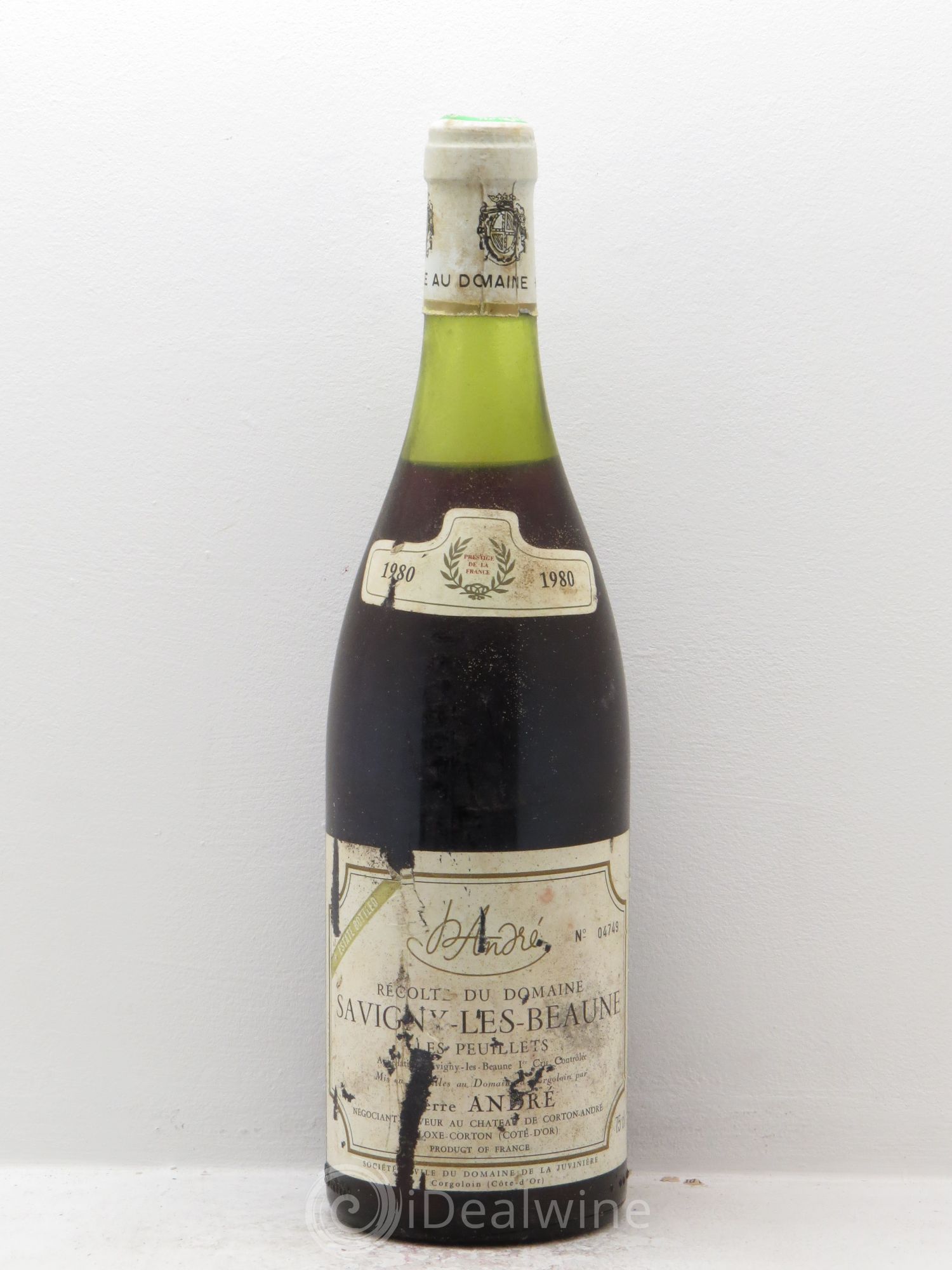Savigny-lès-Beaune Les Peuillets Pierre André (sans prix de réserve) 1980 - Posten von 6 Flaschen - 0