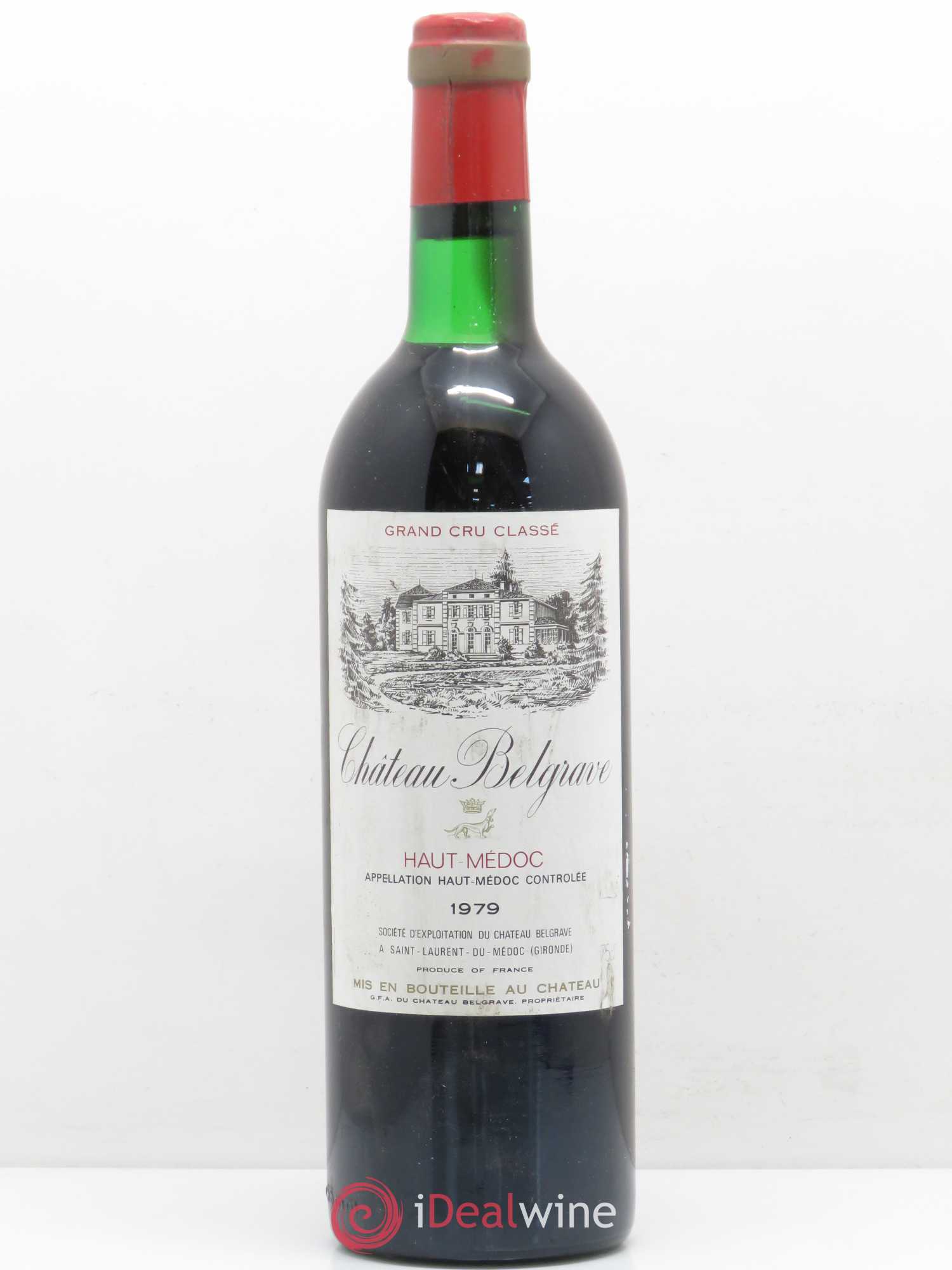 Château Belgrave 5ème Grand Cru Classé 1979 - Lot de 1 bouteille - 0