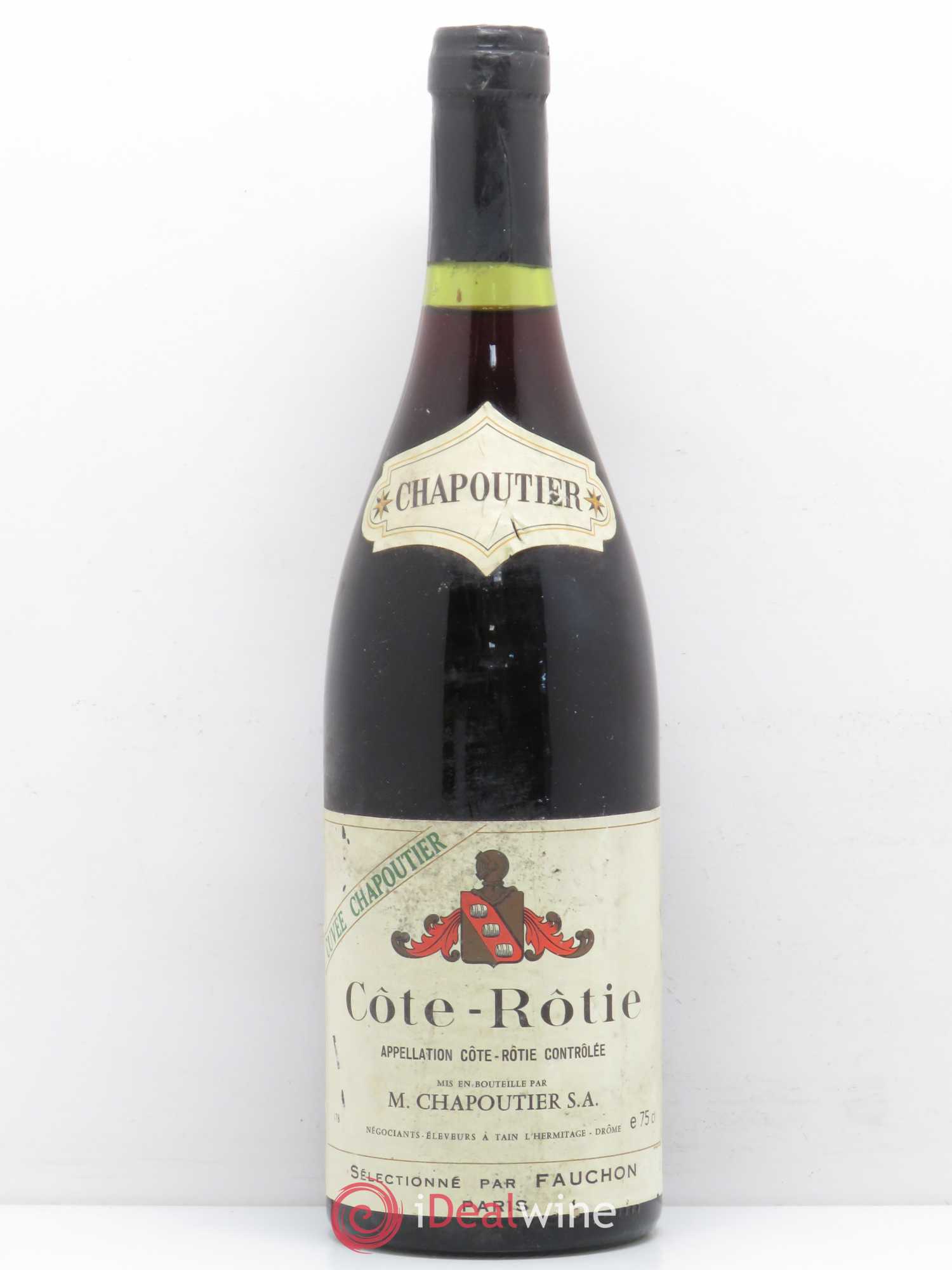 Côte-Rôtie Cuvee Speciale Chapoutier sélectionné par Fauchon - Posten von 1 Flasche - 0