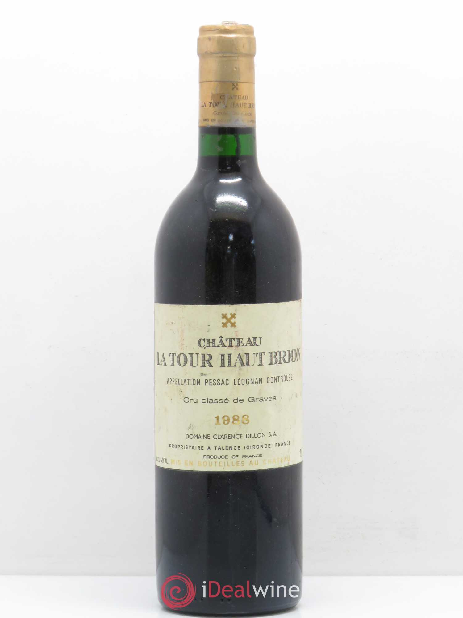 Château la Tour Haut-Brion Cru Classé de Graves 1988 - Lot de 1 bouteille - 0