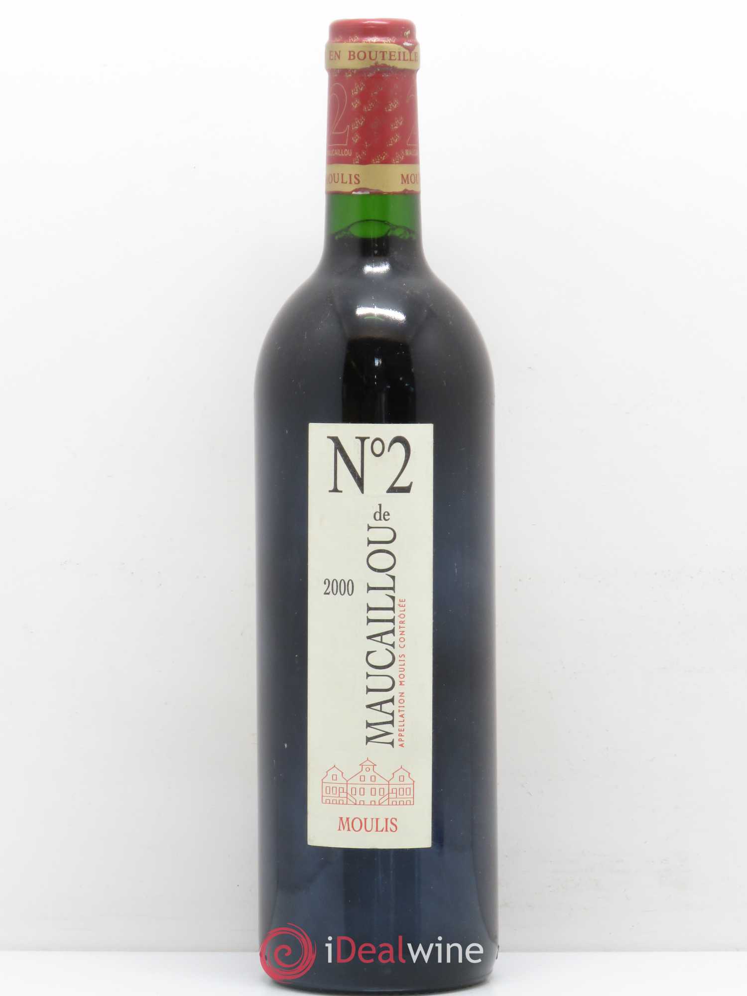 Moulis en Médoc Numéro 2 de Maucaillou 2000 - Posten von 1 Flasche - 0