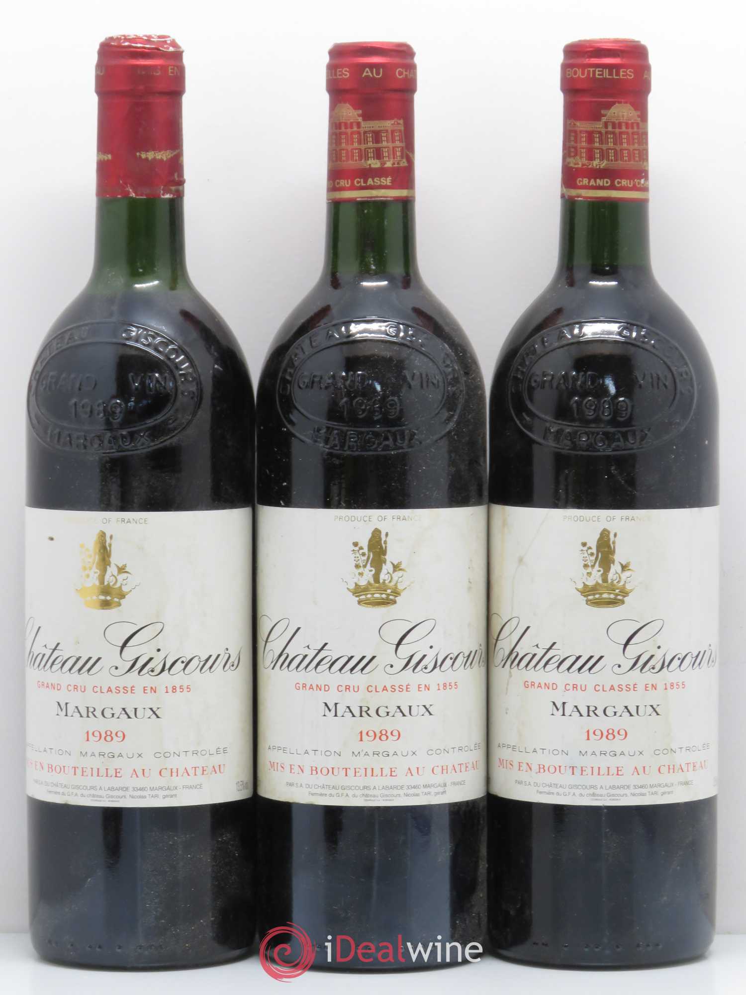 Château Giscours 3ème Grand Cru Classé 1989 - Lot de 5 bouteilles - 1