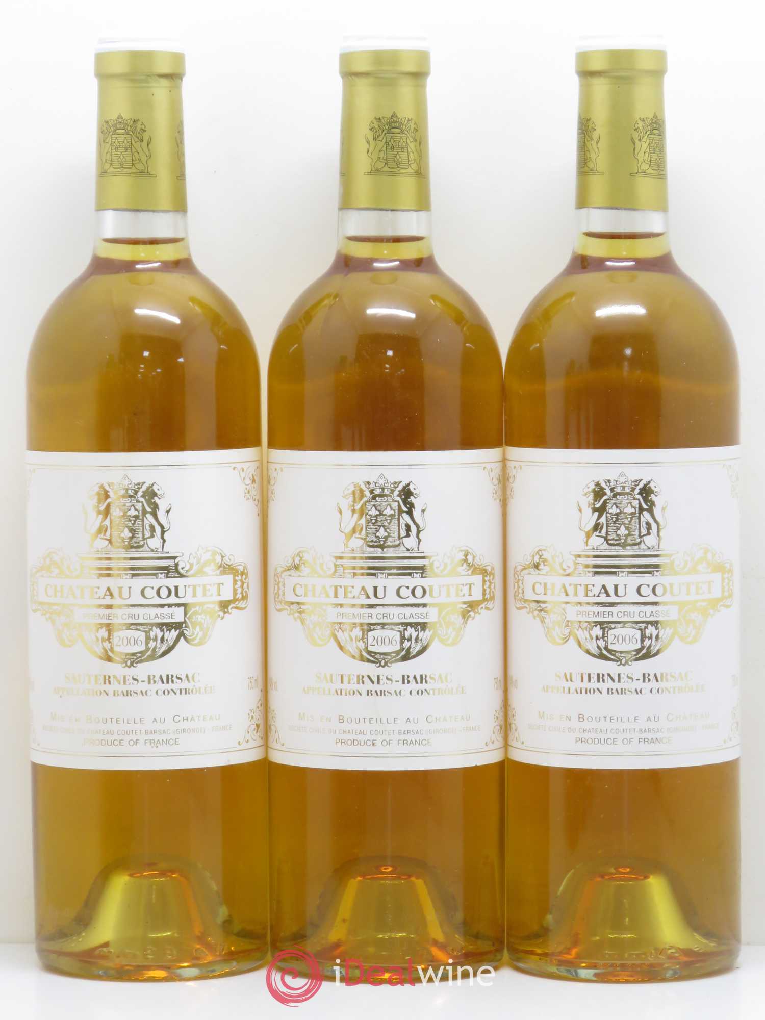 Château Coutet 1er Grand Cru Classé 2006 - Lotto di 6 bottiglie - 1