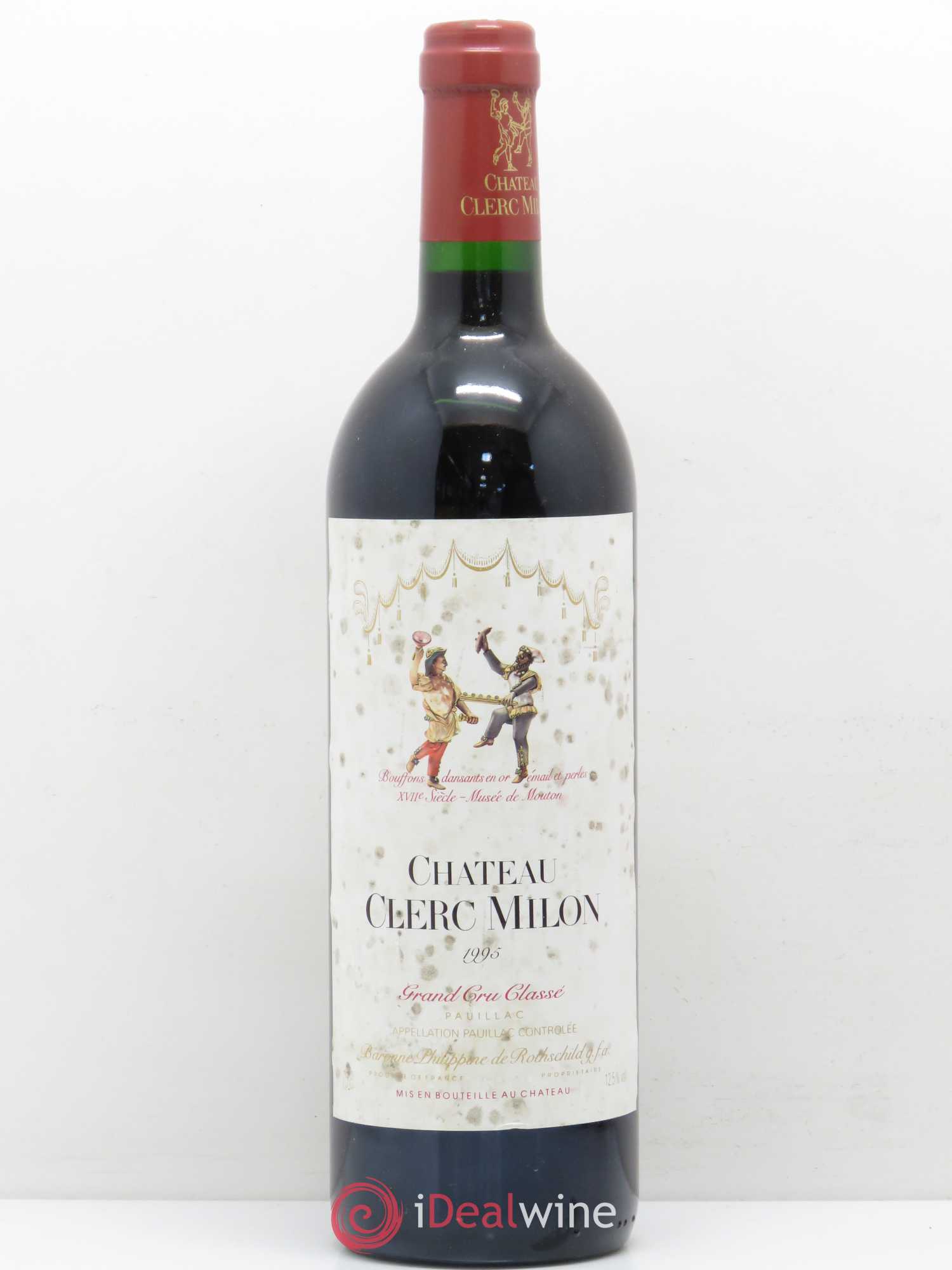 Château Clerc Milon 5ème Grand Cru Classé 1995 - Lot de 1 bouteille - 0