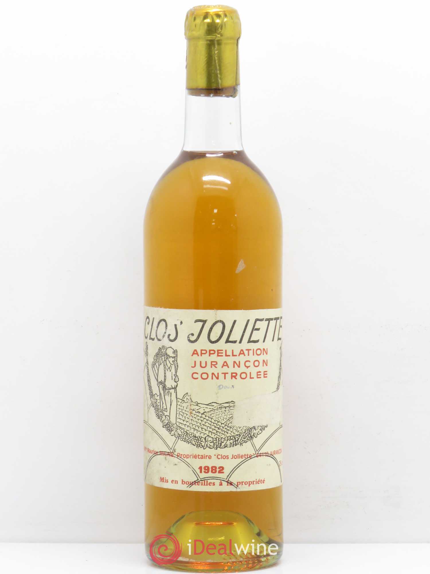 Jurançon Clos Joliette 1982 - Lotto di 1 bottiglia - 0