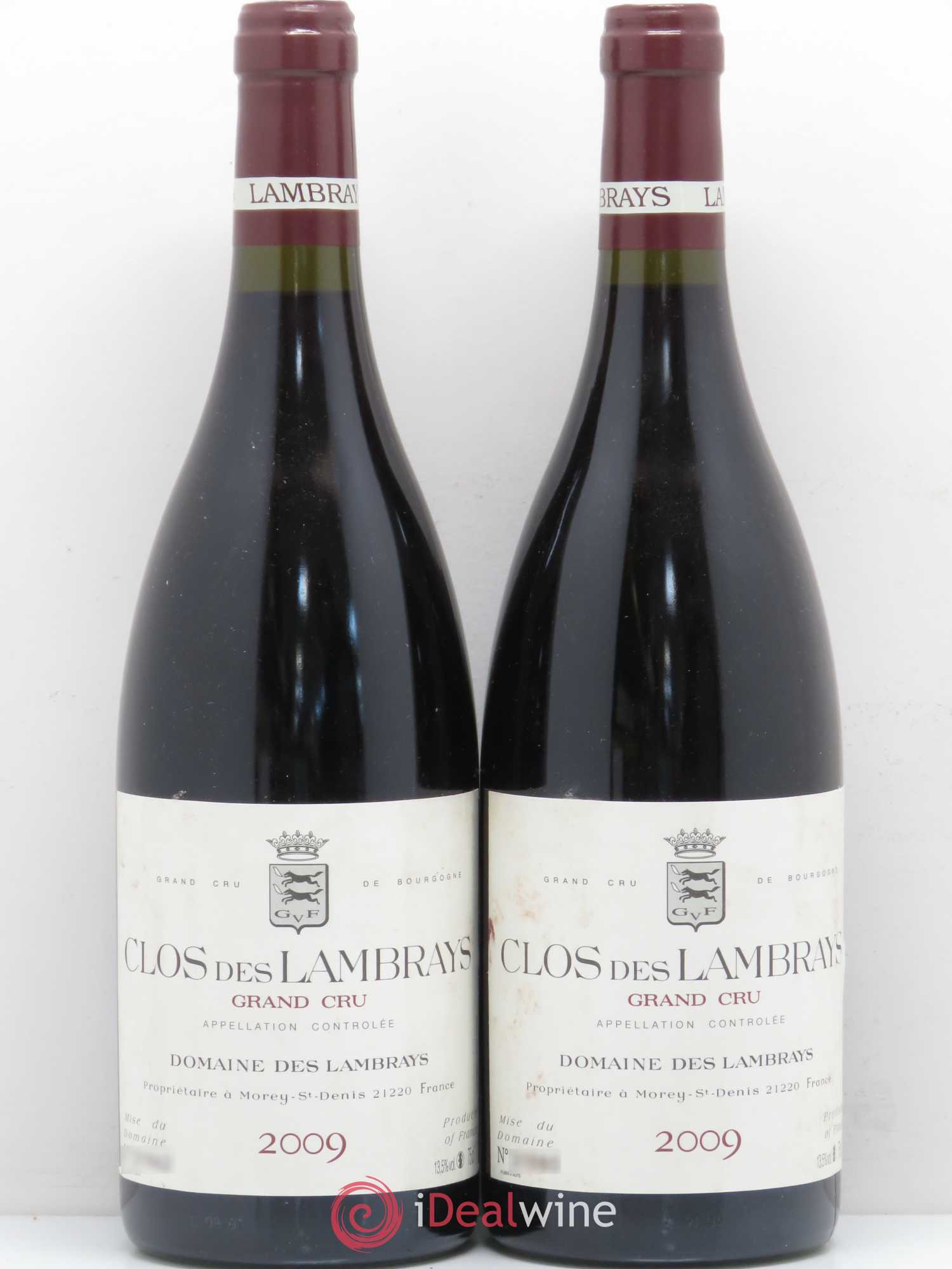 Clos des Lambrays Grand Cru Domaine des Lambrays 2009 - Lot de 2 bouteilles - 0