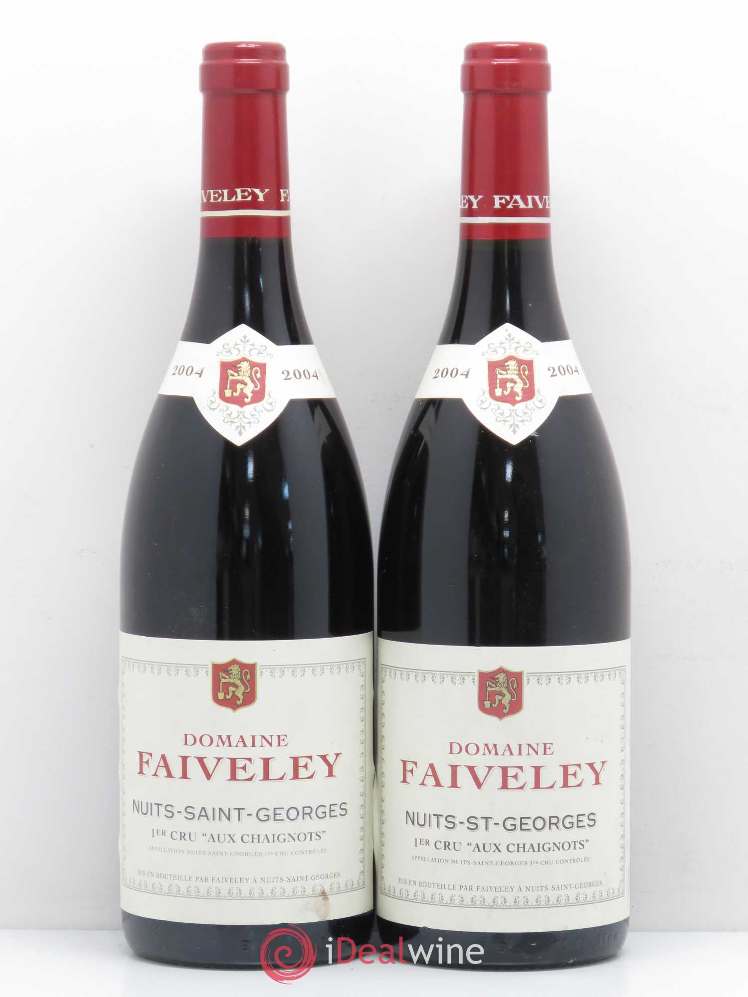 Nuits-Saint-Georges 1er Cru Aux Chaignots Faiveley 2004 - Lot de 5 bouteilles - 2
