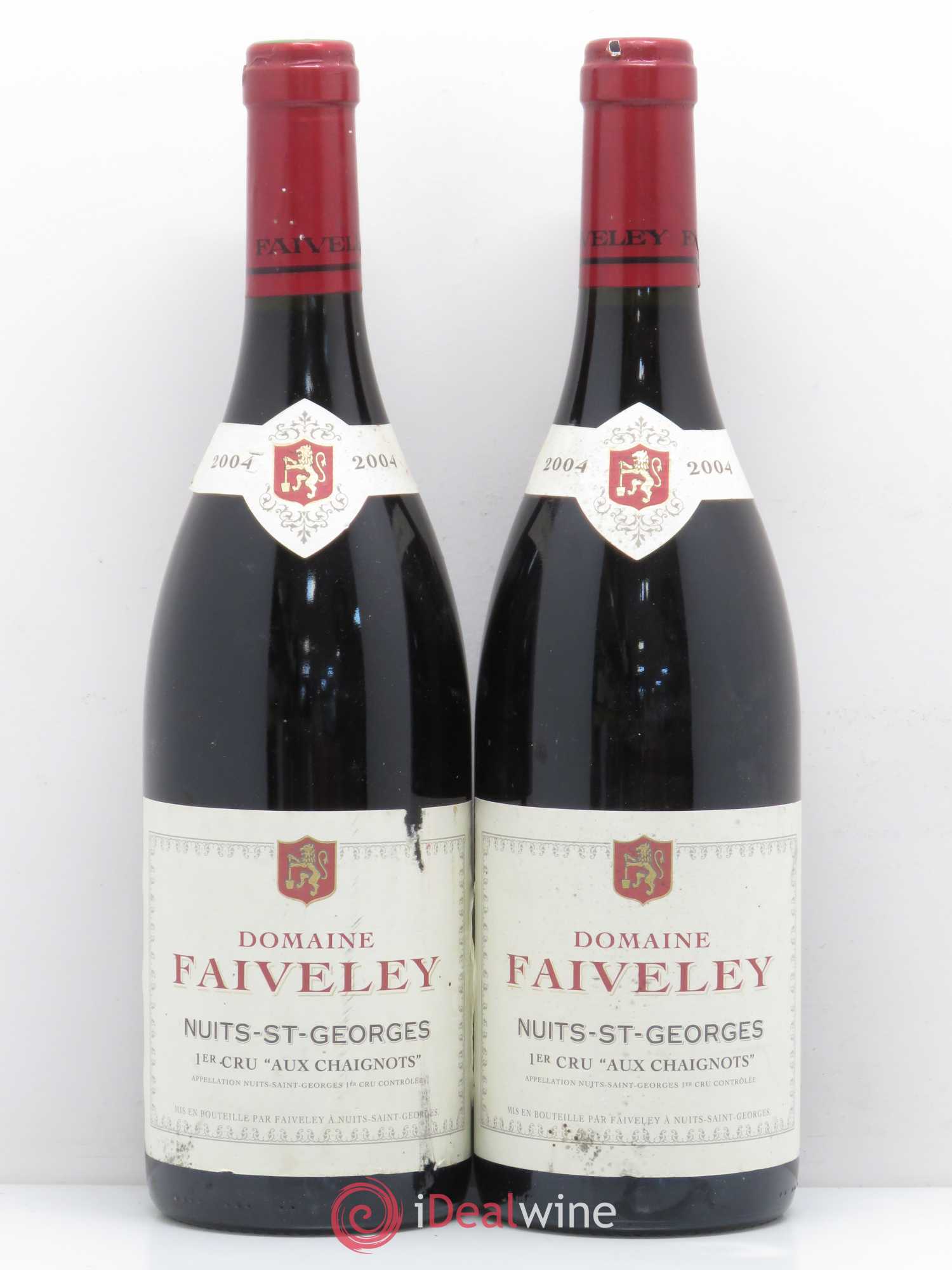 Nuits-Saint-Georges 1er Cru Aux Chaignots Faiveley 2004 - Lot de 2 bouteilles - 0