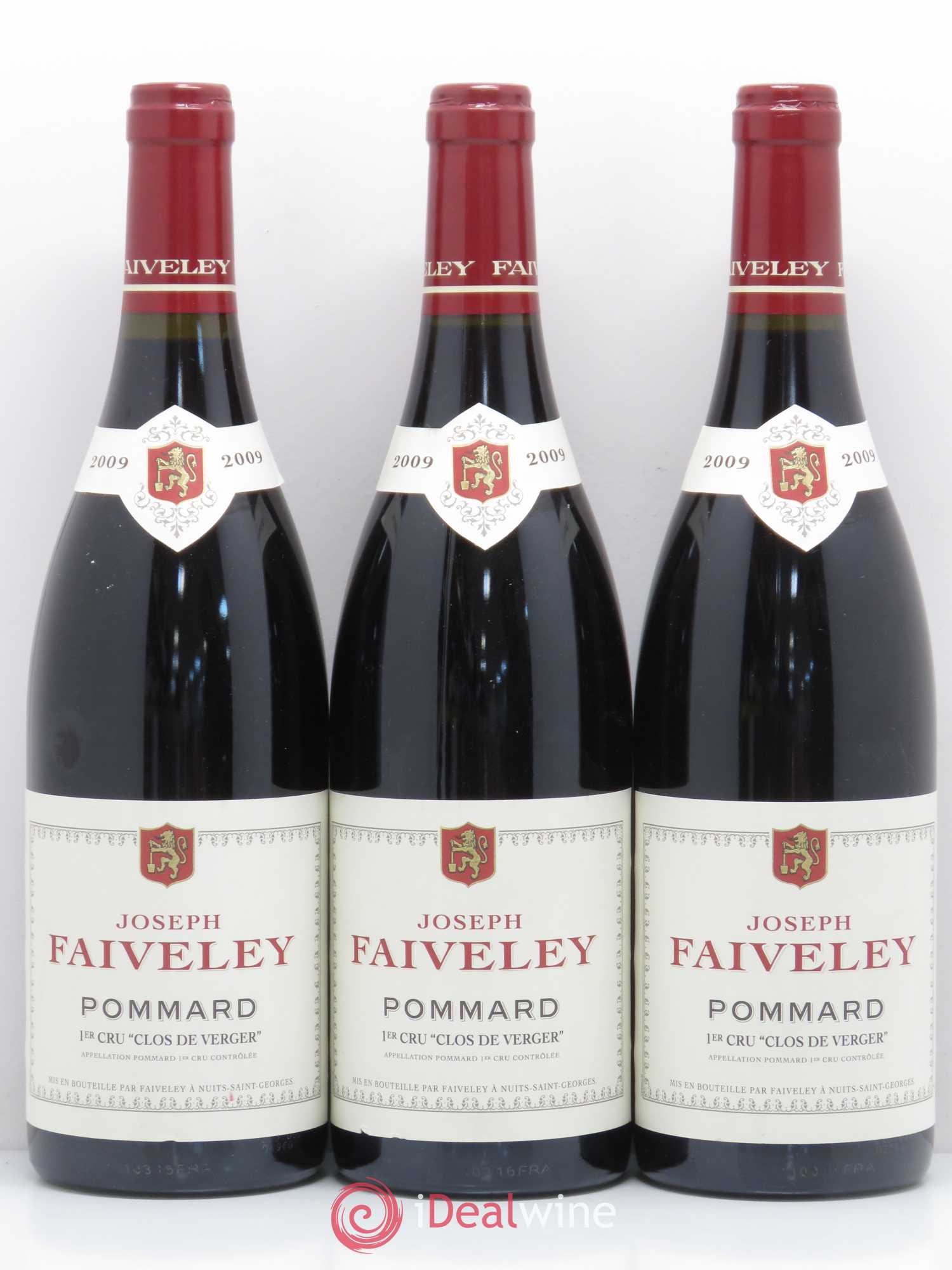 Pommard 1er Cru Clos De Verger Faiveley 2009 - Posten von 6 Flaschen - 2