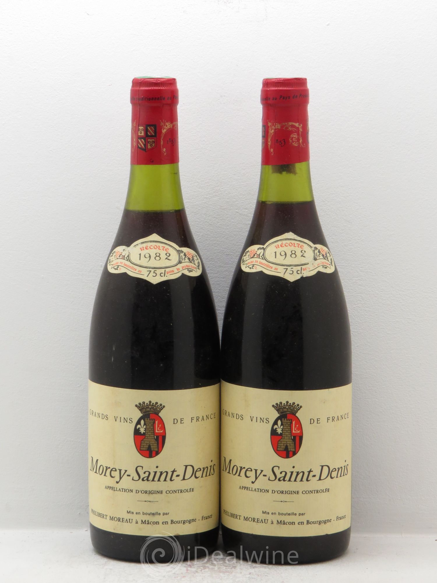 Morey-Saint-Denis Philibert Moreau (sans prix de réserve) 1982 - Posten von 2 Flaschen - 0