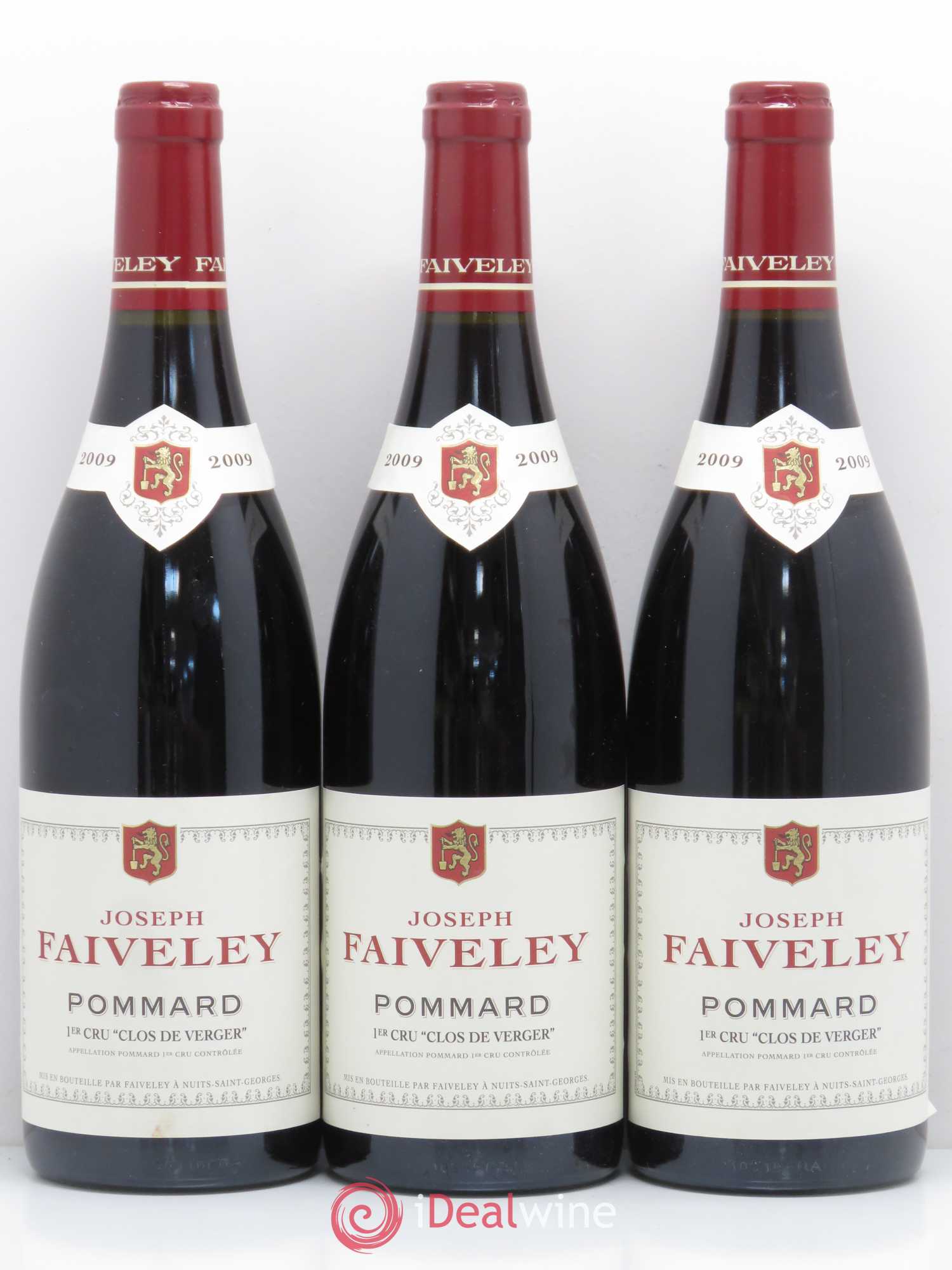 Pommard 1er Cru Clos De Verger Faiveley 2009 - Posten von 3 Flaschen - 0