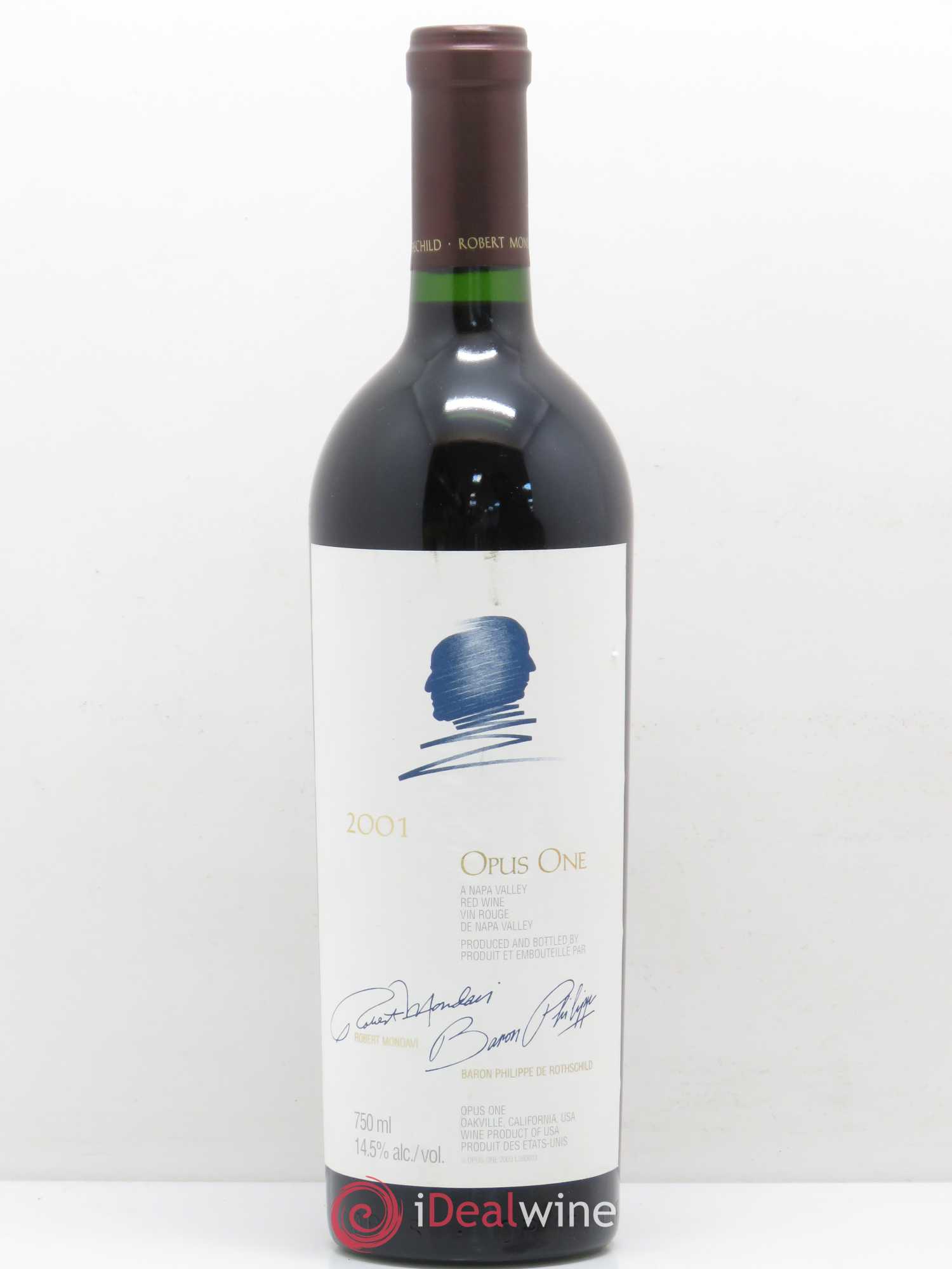 Napa Valley Opus One Robert Mondavi 2001 - Lot de 1 bouteille - 0