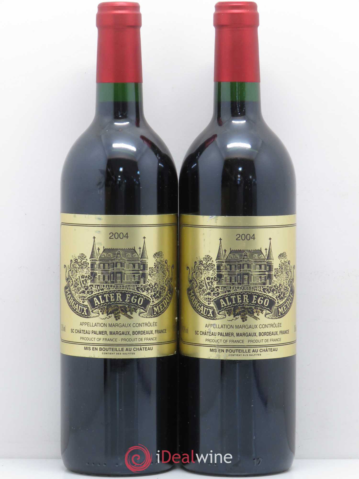 Alter Ego de Palmer Second Vin 2004 - Lot de 2 bouteilles - 0