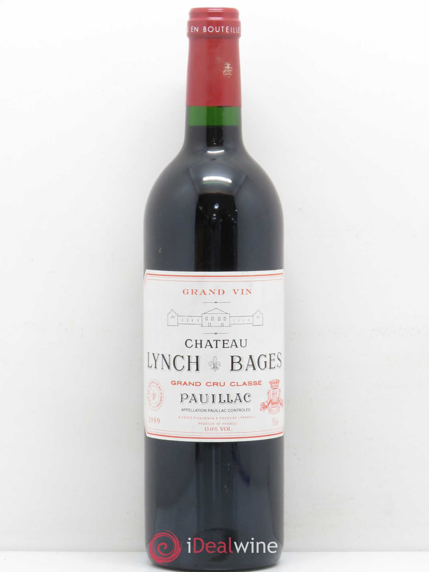 Château Lynch Bages 5ème Grand Cru Classé 1999 - Lot de 1 bouteille - 0