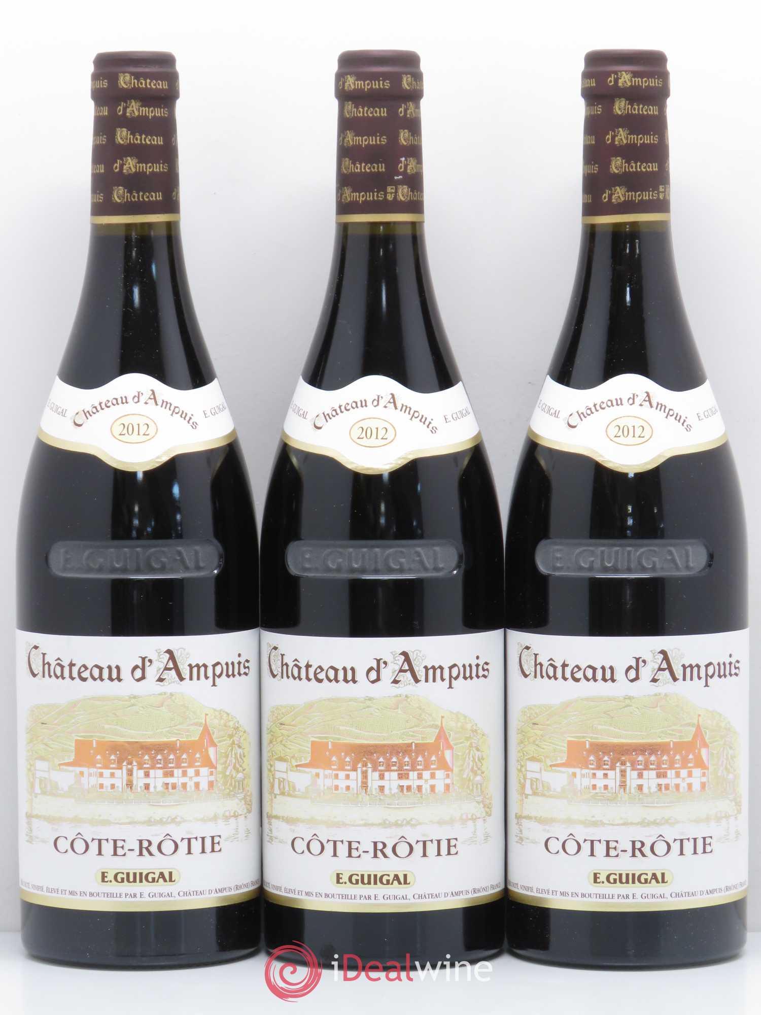 Côte-Rôtie Château d'Ampuis Guigal 2012 - Lot de 3 bouteilles - 0