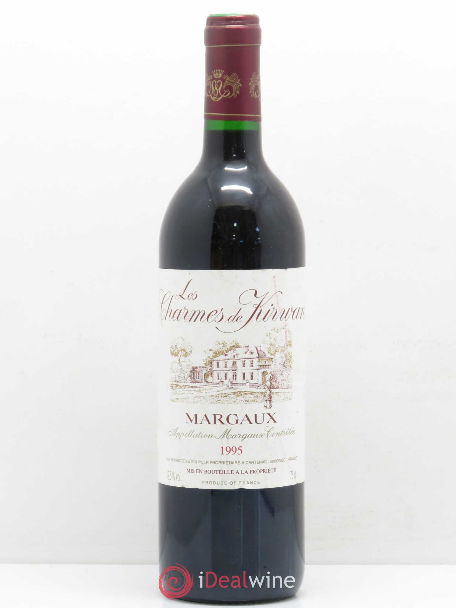 Bordeaux Charmes de Kirwan 1995 - Posten von 1 Flasche - 0