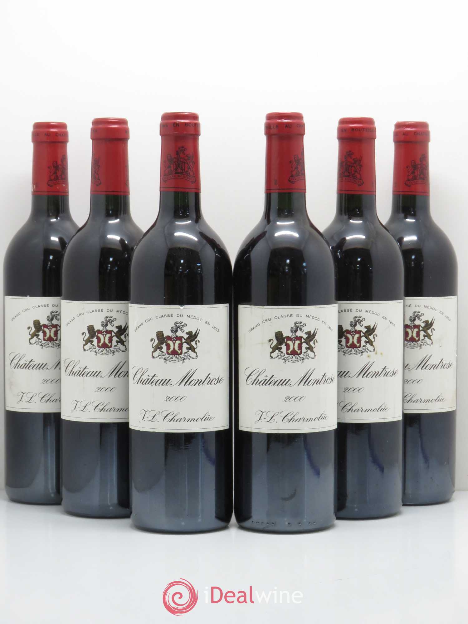 Château Montrose 2ème Grand Cru Classé 2000 - Lot de 6 bouteilles - 0