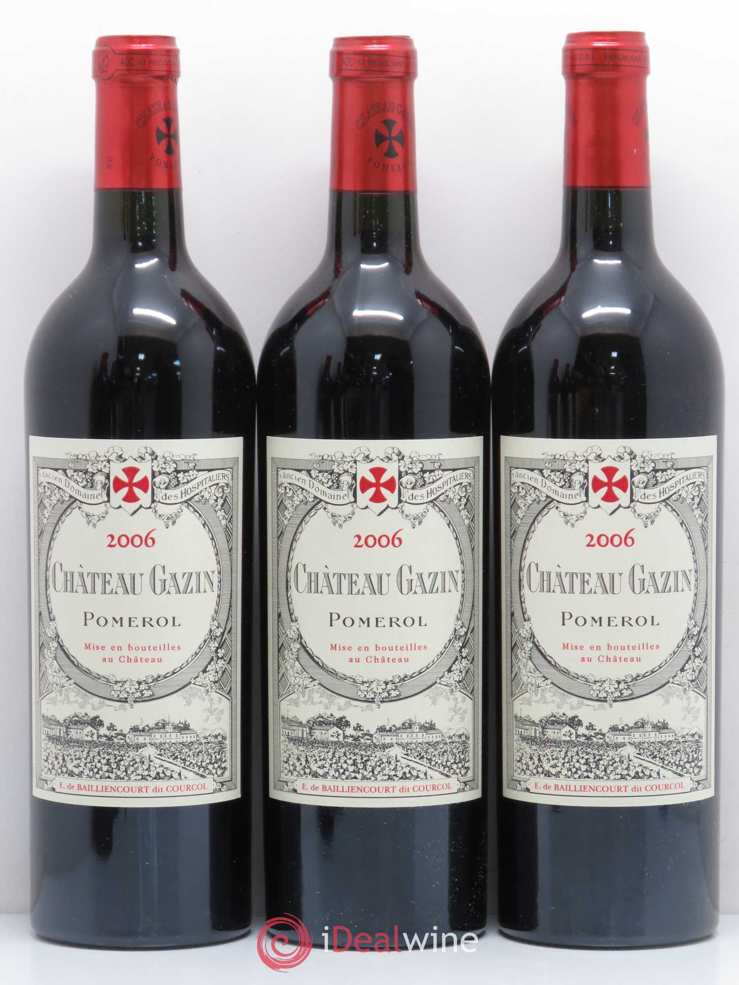Château Gazin 2006 - Lot de 6 bouteilles - 1