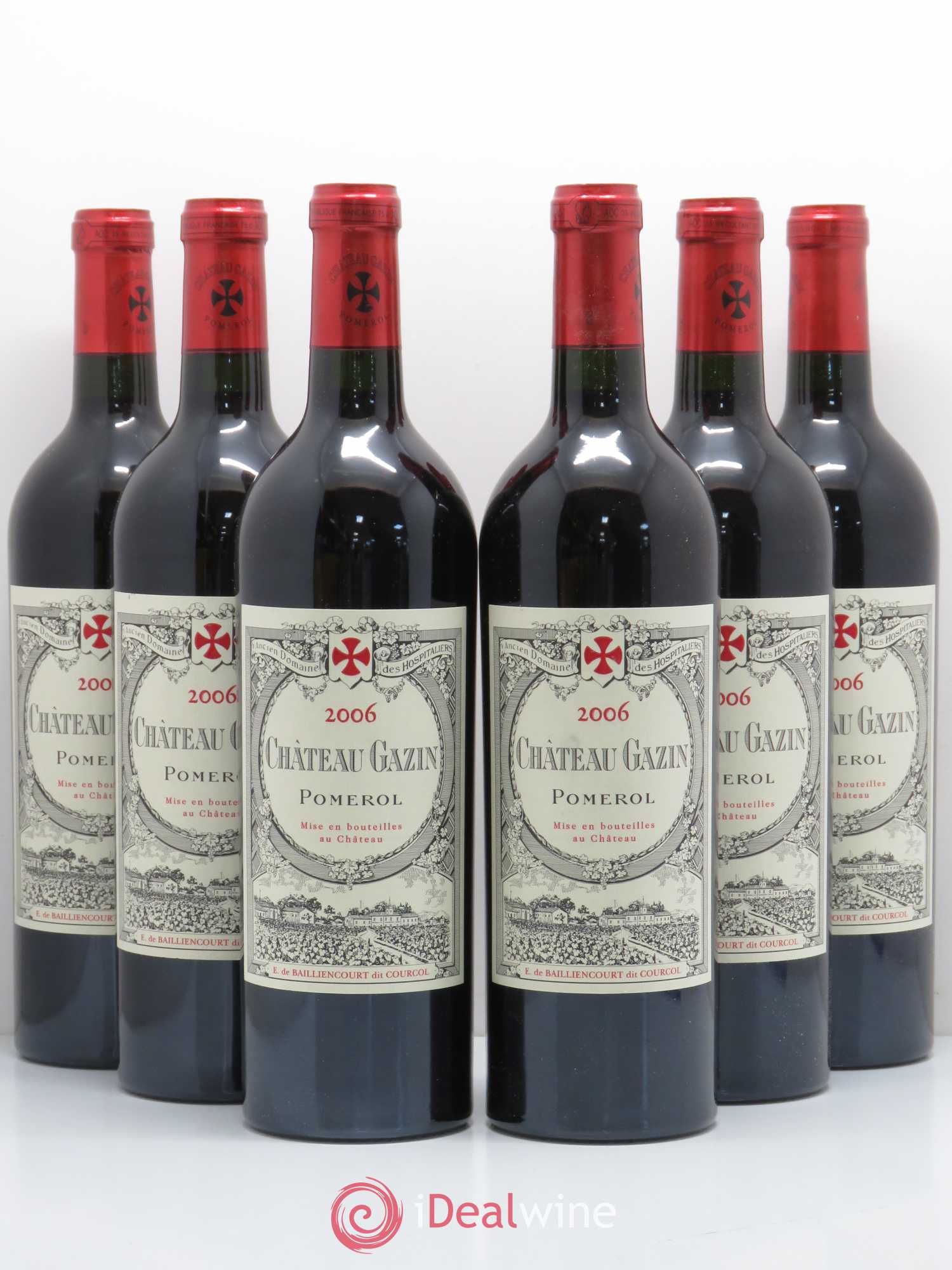 Château Gazin 2006 - Lot de 6 bouteilles - 0