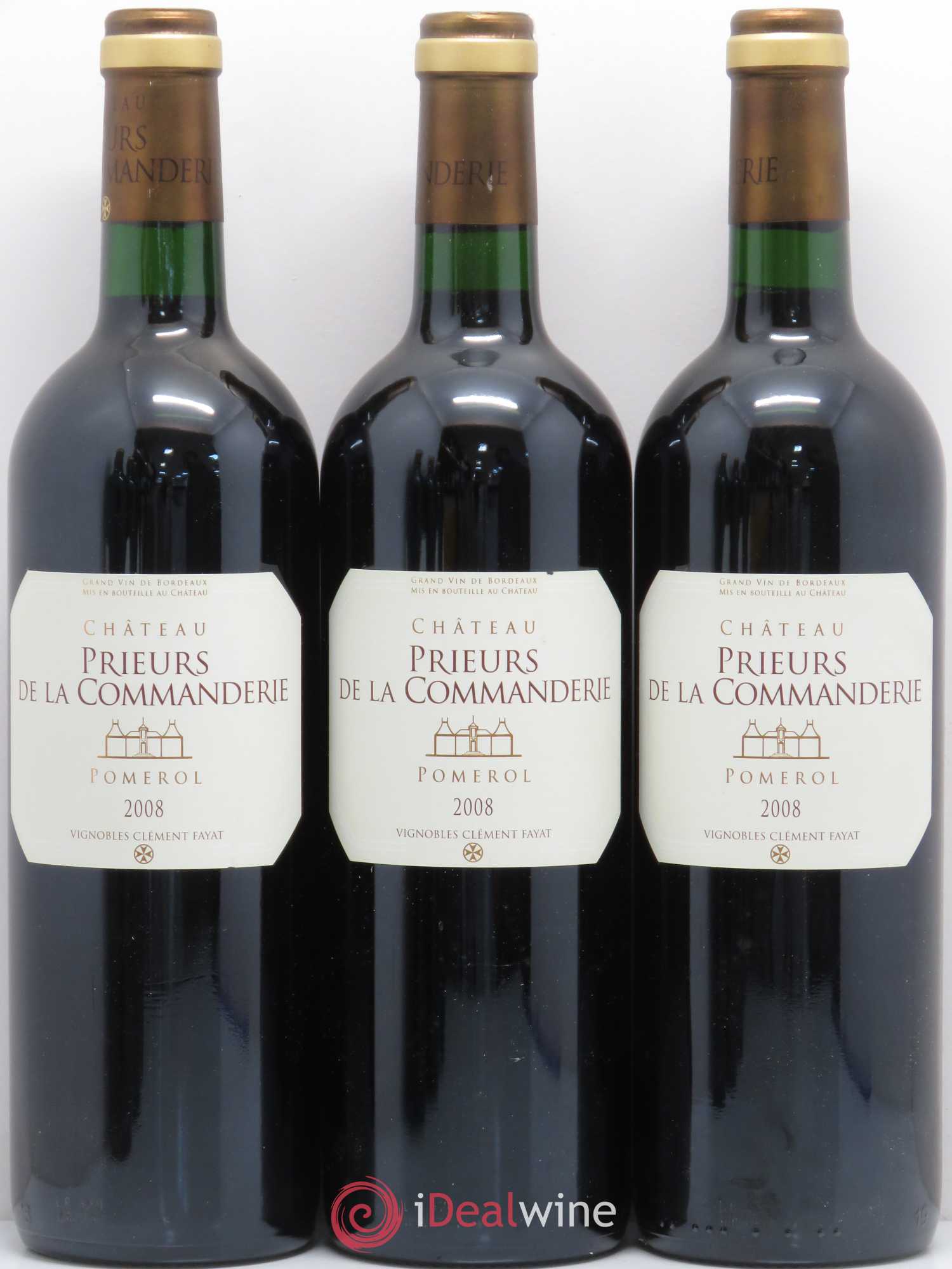 Pomerol Prieur De La Commanderie 2008 - Posten von 6 Flaschen - 1