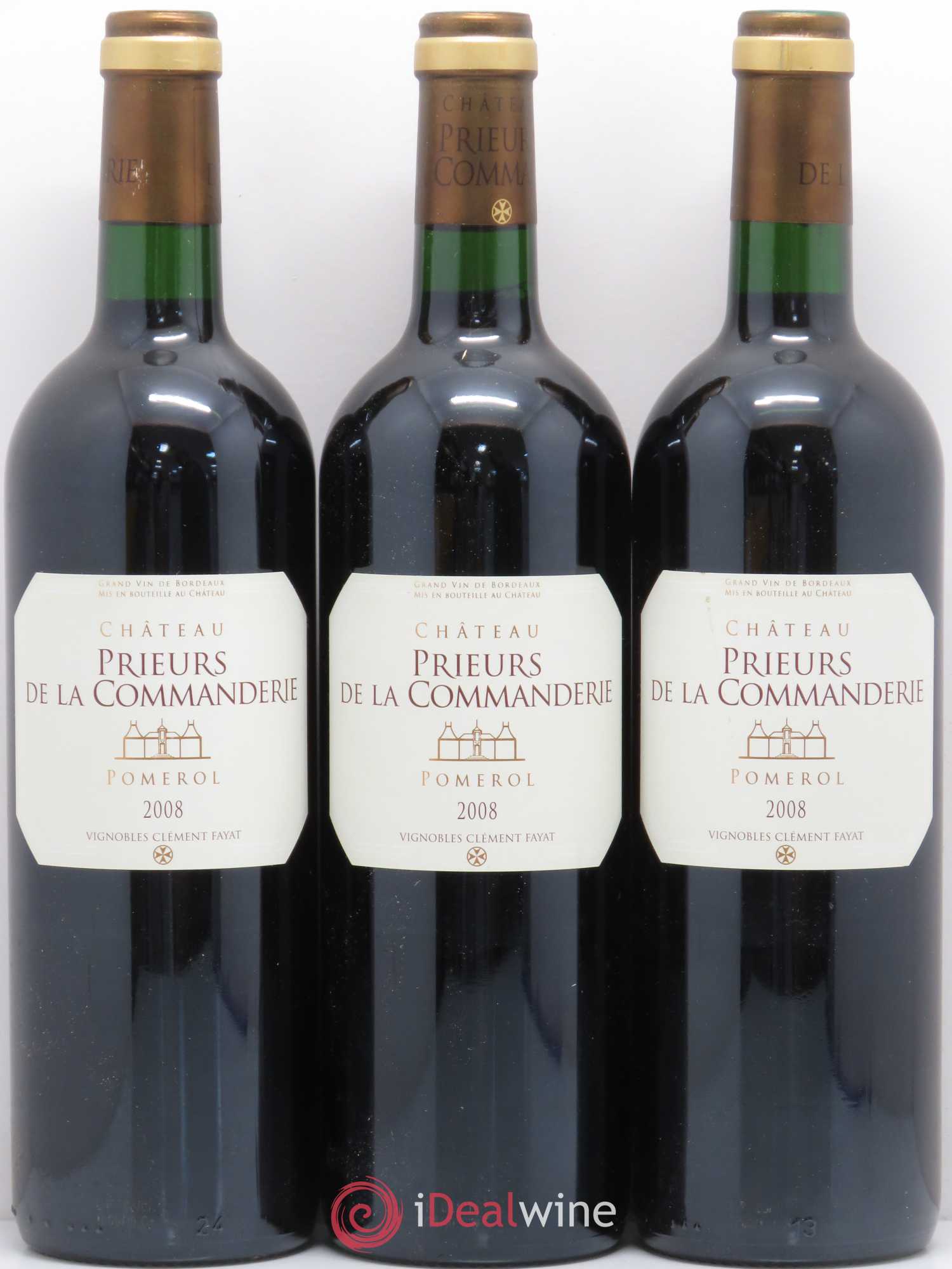 Pomerol Prieur De La Commanderie 2008 - Posten von 6 Flaschen - 2