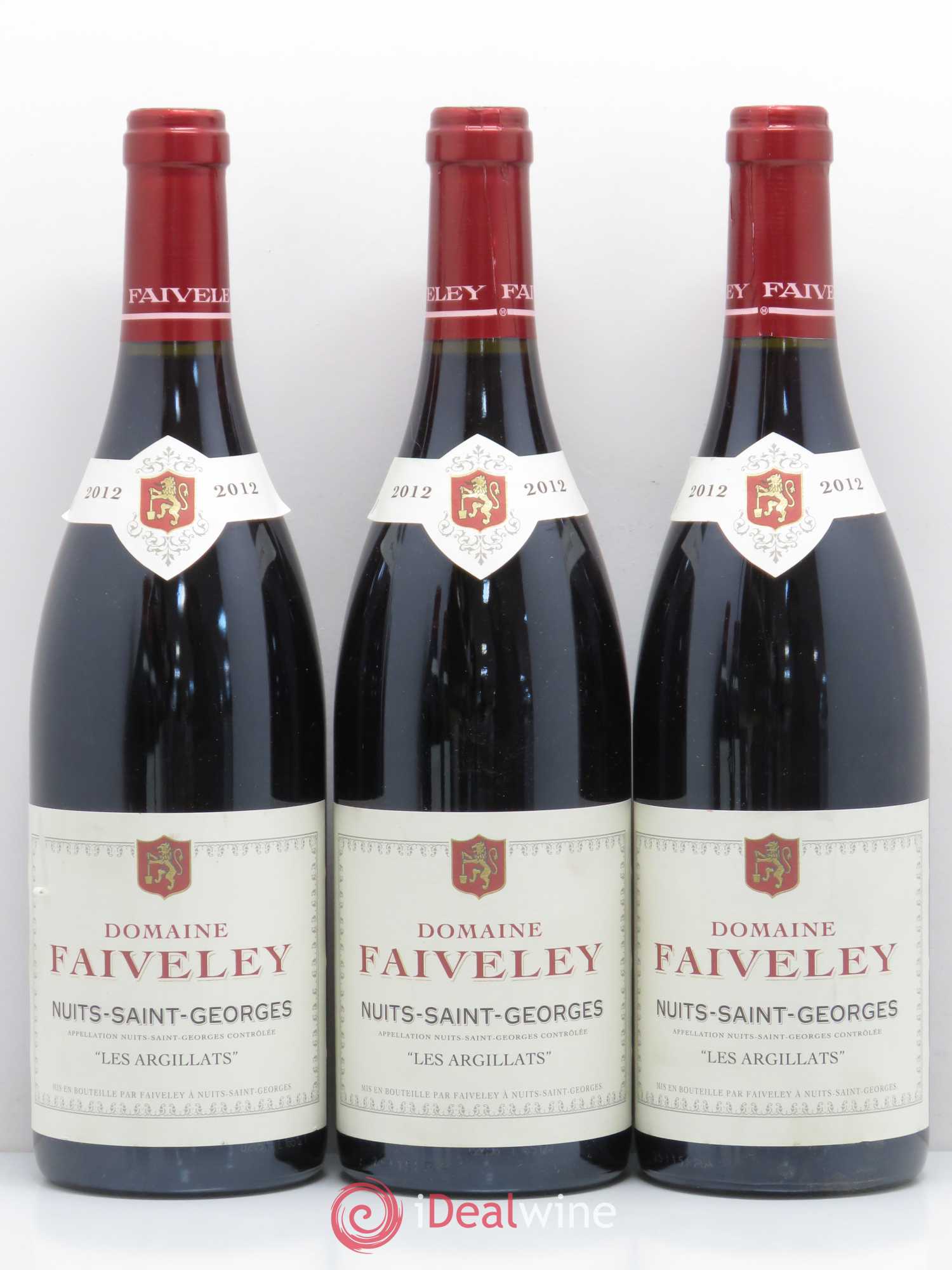 Nuits-Saint-Georges 1er Cru Les Argillats Faiveley 2012 - Lot de 5 bouteilles - 1