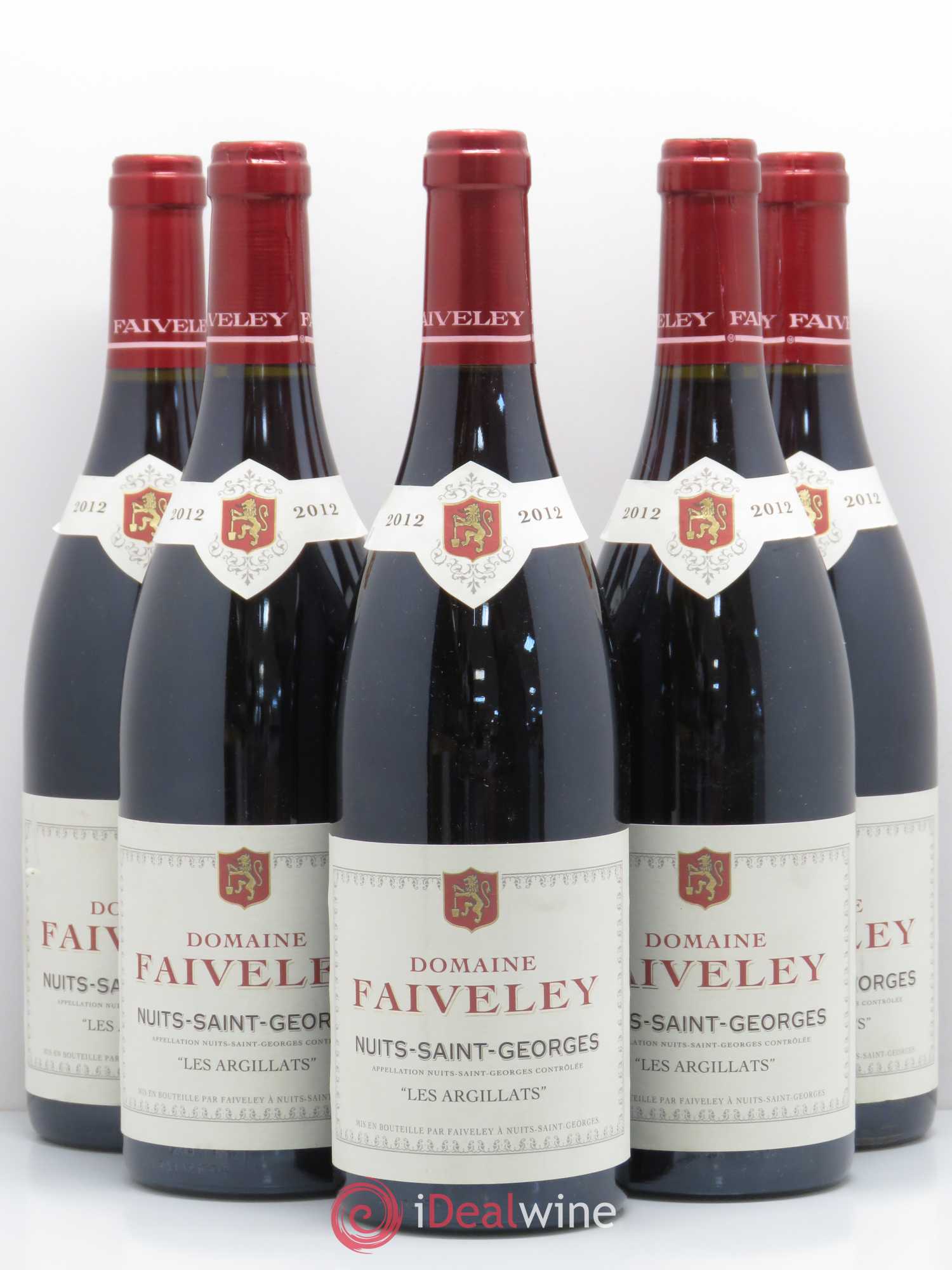Nuits-Saint-Georges 1er Cru Les Argillats Faiveley 2012 - Lot de 5 bouteilles - 0